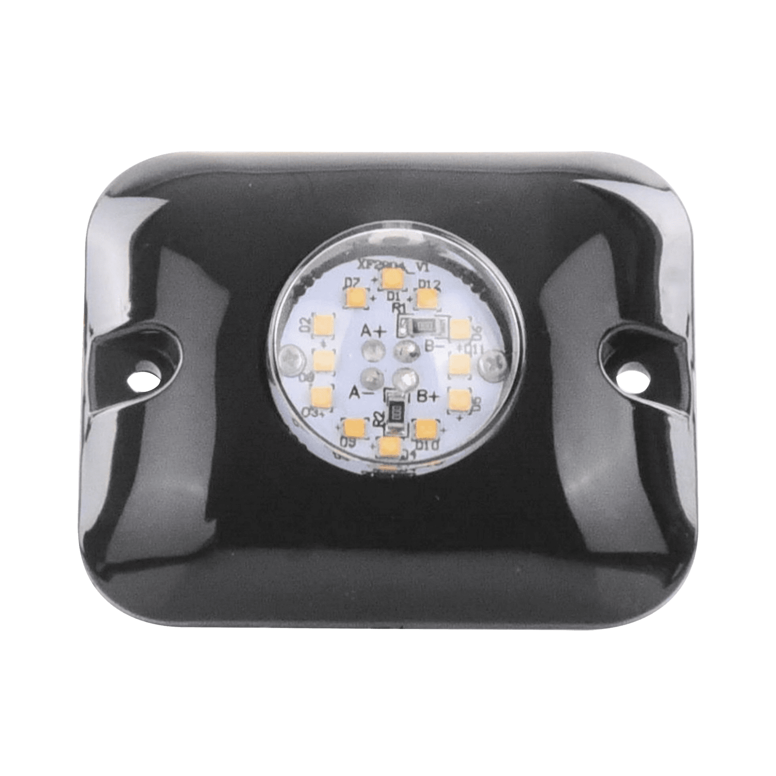 Luz Oculta Ultra Brillante con 12 LED, Color Rojo/Azul X121RB - EPCOM INDUSTRIAL SIGNALING