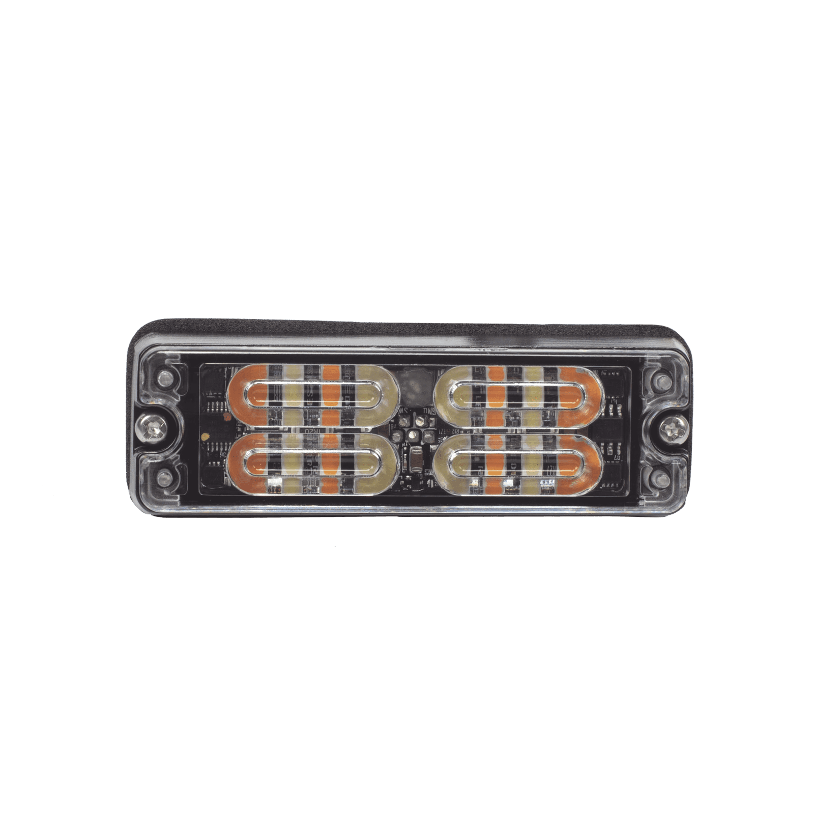 Luz Perimetral, 12 LED Ultra Brillantes, Color Ámbar / Claro ED3511AW - ECCO