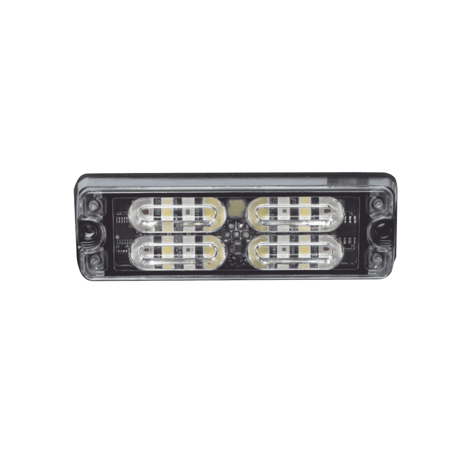 Luz Perimetral, 12 LED Ultra Brillantes, Color Rojo / Claro ED3511RW - ECCO