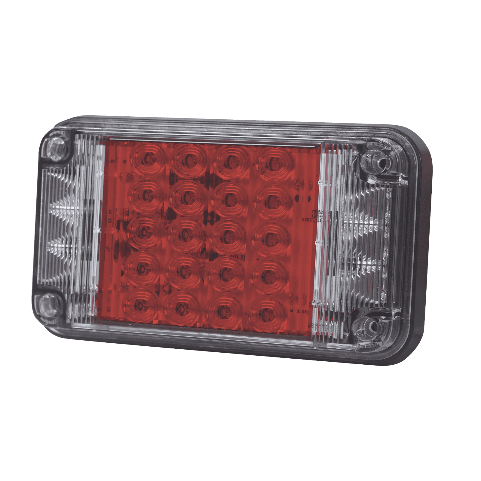 Luz de Advertencia de 7X4″, Color Rojo, Con Luces de Trabajo, Ideal para Ambulancias XLTE2345R - EPCOM INDUSTRIAL SIGNALING