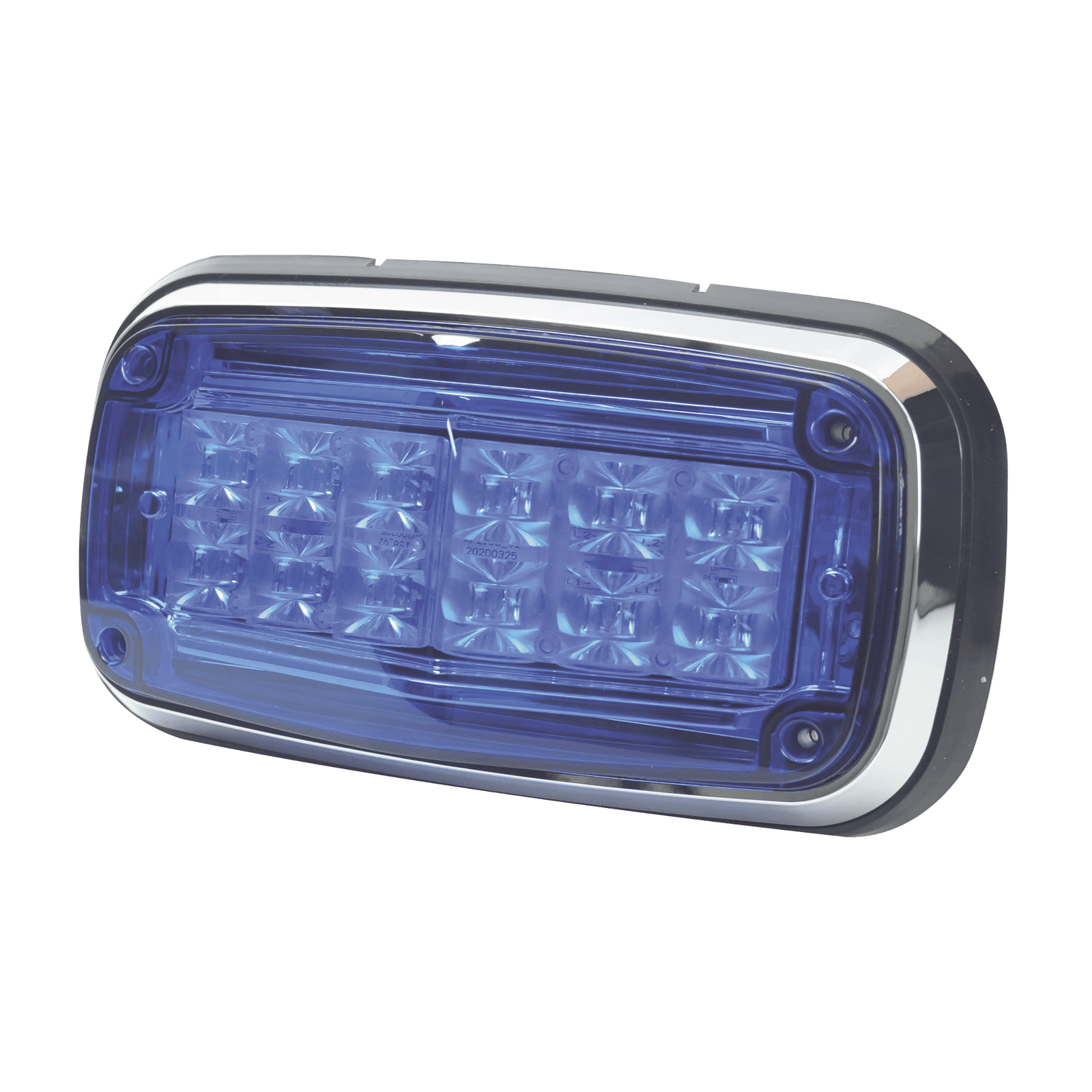 Luz de advertencia 8 X 4″, Color Azul, IP67, SAE, Ideal para Ambulancias XT1885B - EPCOM INDUSTRIAL SIGNALING