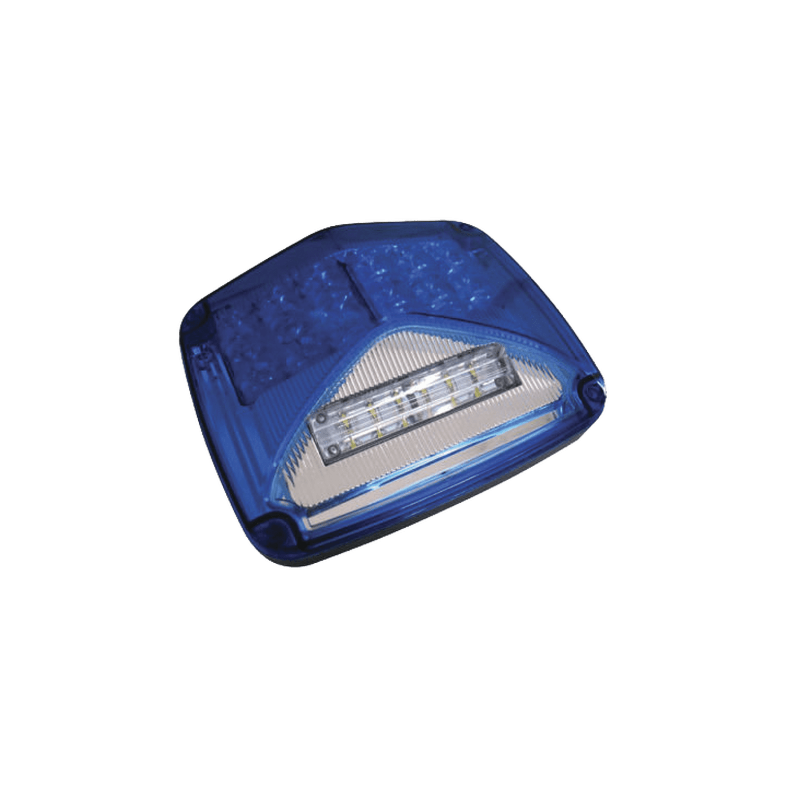 Luz de advertencia de 8 X 6″, Color Azul, Con Luz de Trabajo Clara, Ideal para Ambulancias XLTE1755B - EPCOM INDUSTRIAL SIGNALING