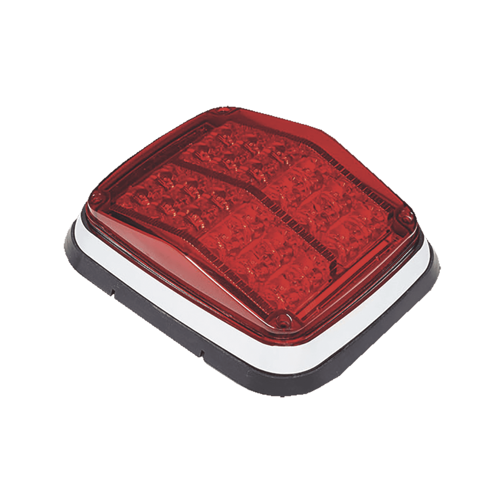 Luz de advertencia de 8 X 6″, Color Rojo, SAE,  IP67, Ideal para Ambulancias XT1895R - EPCOM INDUSTRIAL SIGNALING