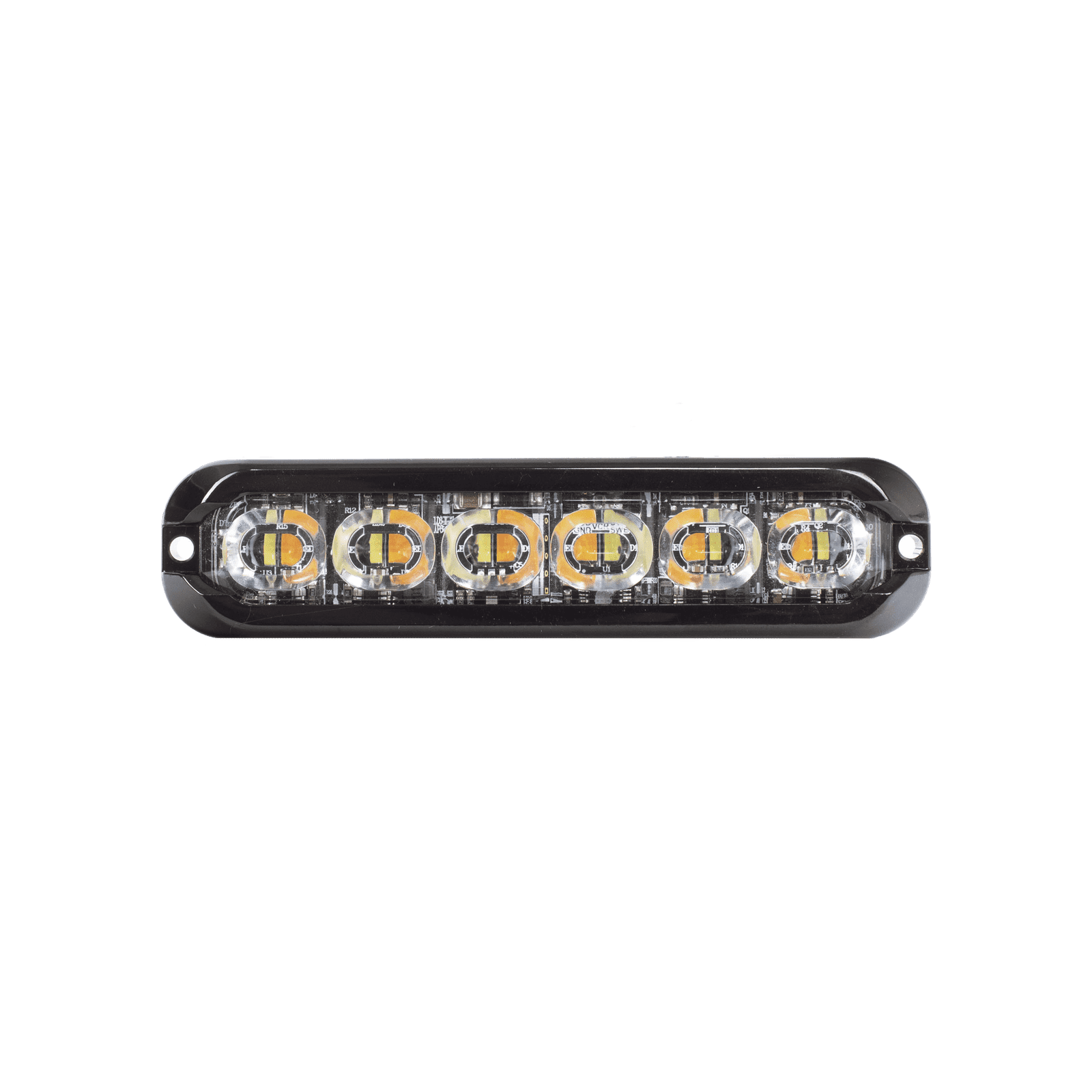 Luz perimetral , 12 LED Ultra Brillantes, Dual Color Ambar / Claro ED3794AW - ECCO