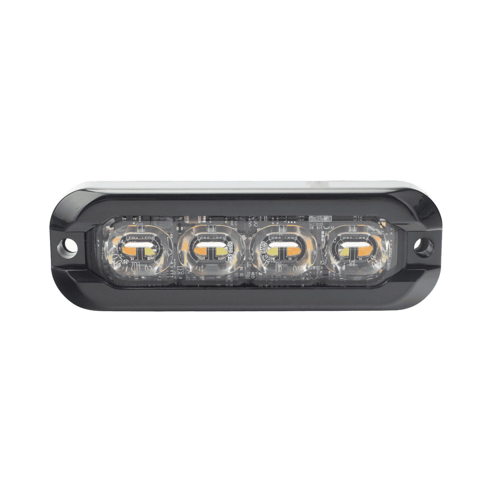 Luz perimetral , 8 LED Ultra Brillantes, Dual Color Ambar / Claro ED3793AW - ECCO