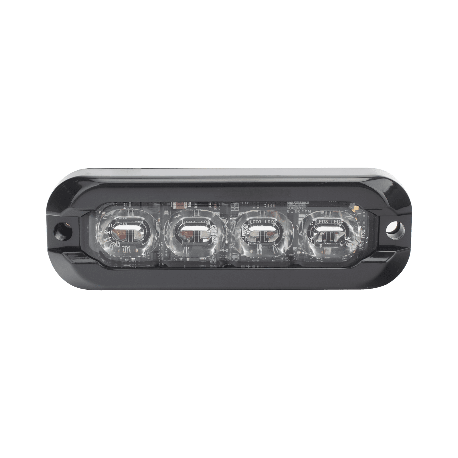 Luz perimetral , 8 LED Ultra Brillantes, Dual Color Rojo / Azul ED3793RB - ECCO