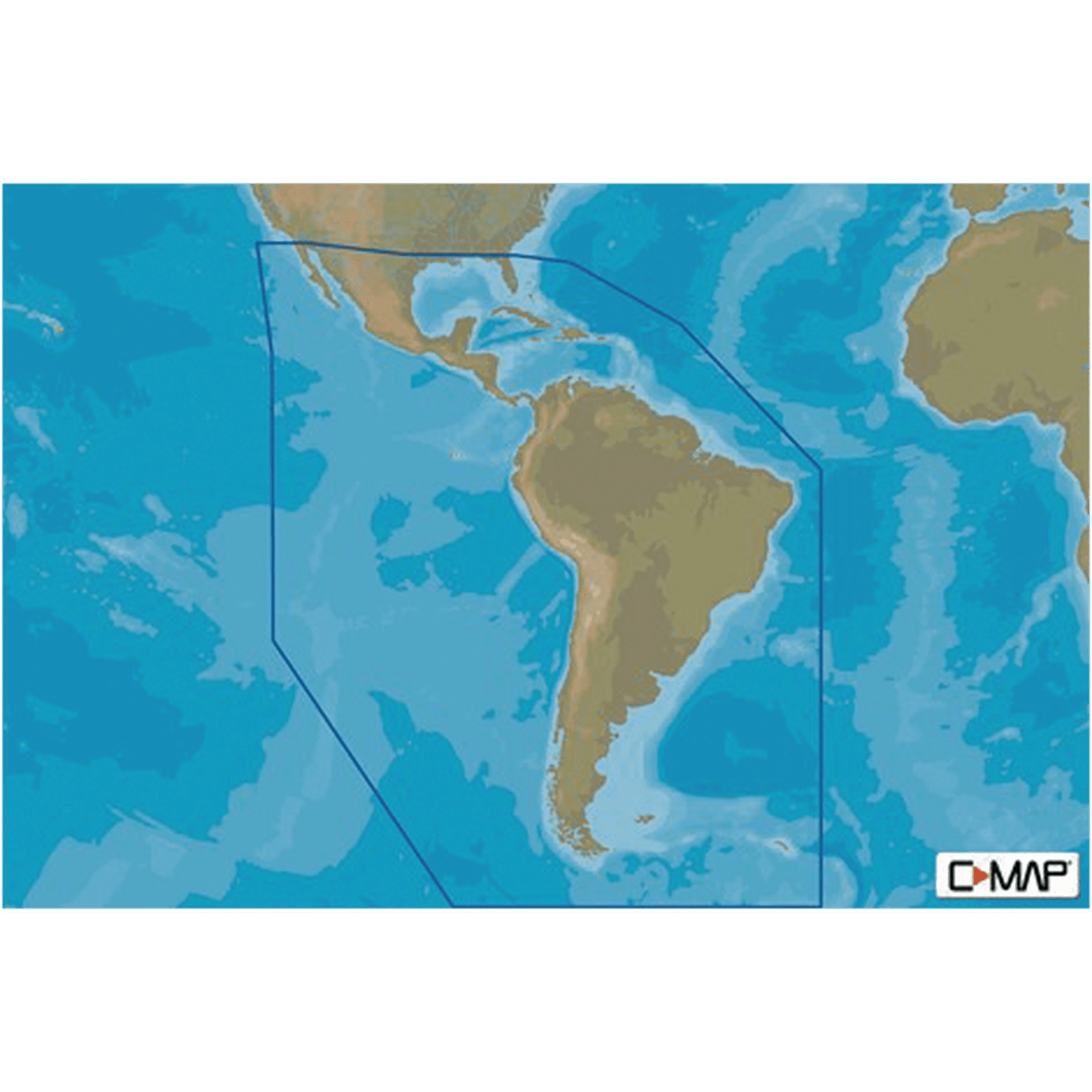 M-SA-Y038-MS MAX-N+ mapas del caribe, centro y Sudamérica. Compatible únicamente con series GO, NSO y NSS. M-SA-Y038-MS - C-MAP