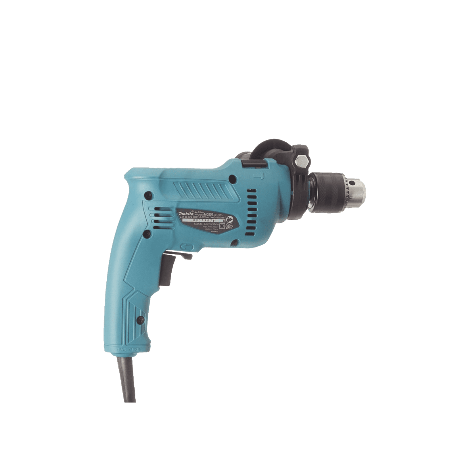 Rotomartillo de 570 W, 16mm 5/8in V.V.R. 0-2900 Rpm con Broquero Metálico. M0801B - MAKITA