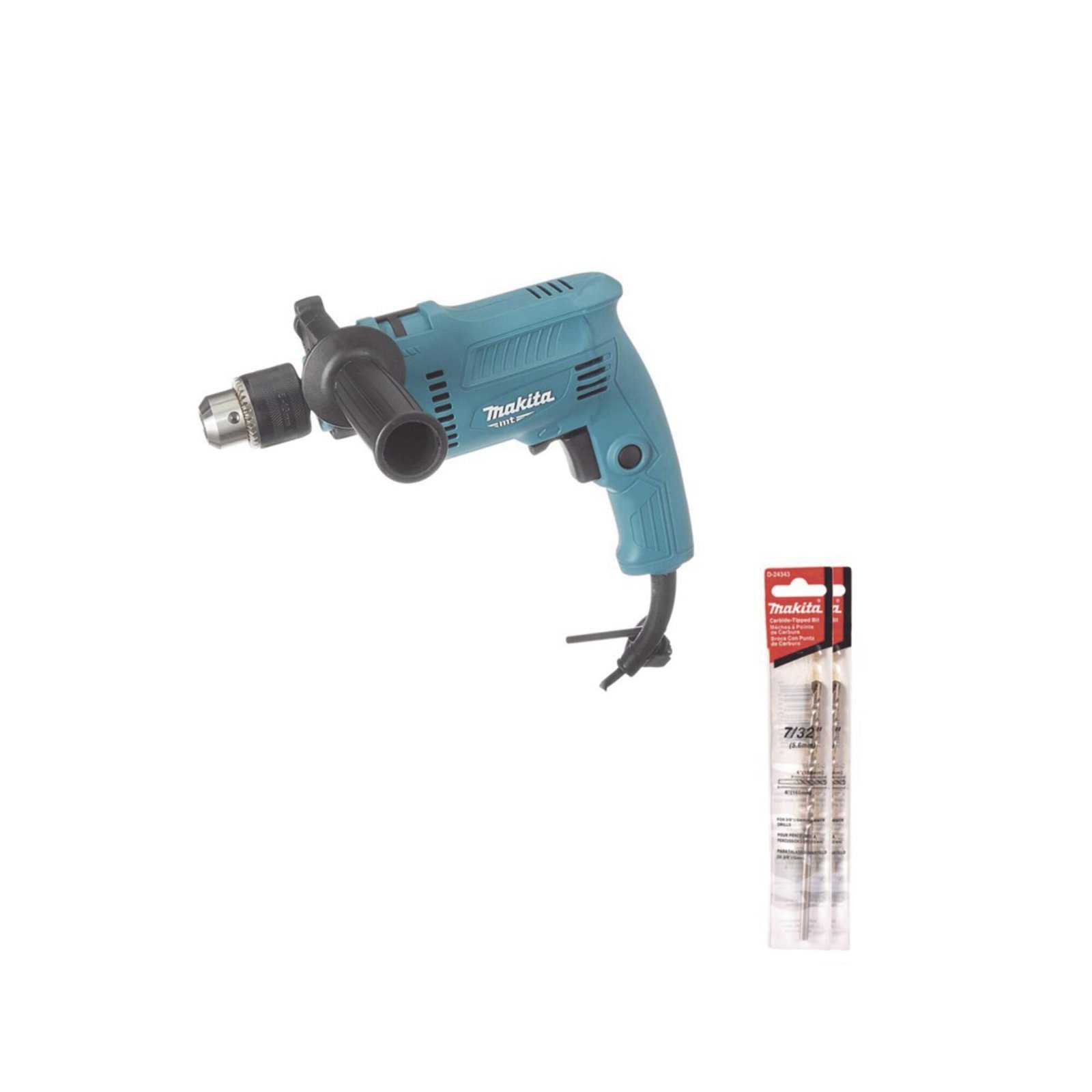 Rotomartillo de 570 W, 16mm 5/8in V.V.R. 0-2900 Rpm con Broquero Metálico. M0801B - MAKITA