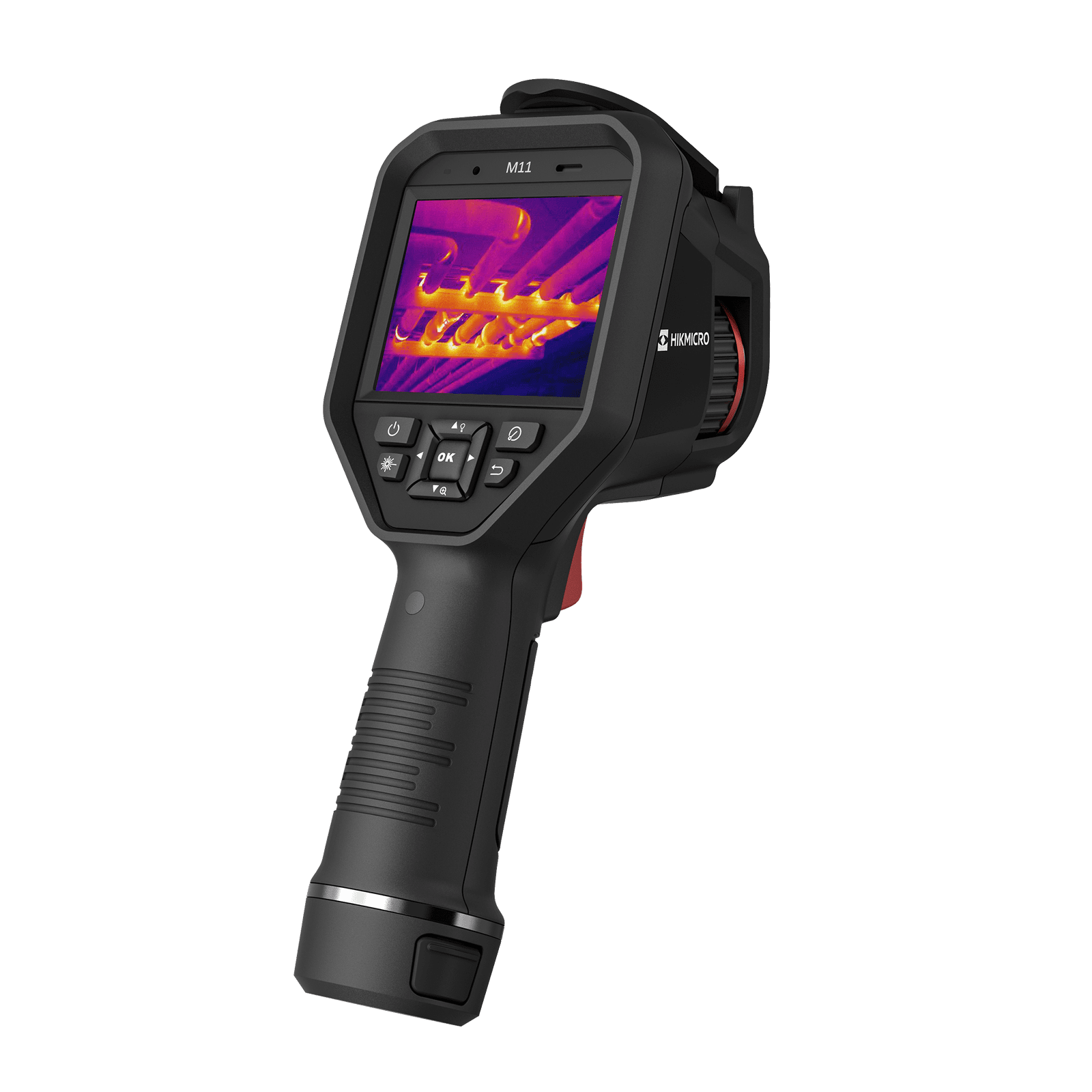 M11 – Cámara Termográfica Portátil Dual / Lente Térmico 6.2 mm (160 x 120) / Lente Óptico (8 Megapixel) / Pantalla Táctil 3.5″ / WiFi / IP54 / Ranura MicroSD hasta 128Gb / Hasta 5 Horas de Funcionamiento Cont HM-TP21S-7QF/W-M11 - HIKMICRO