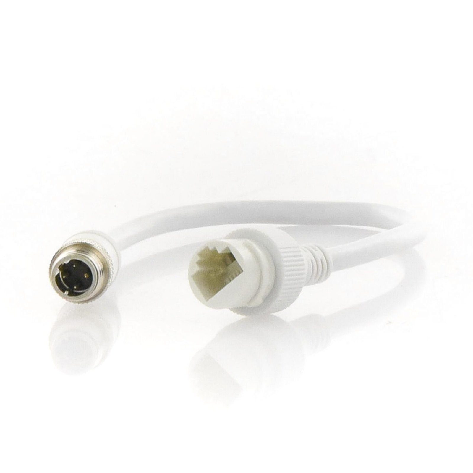 Cable Adaptador Tipo Aviación a RJ45 (Red) para el Kit Movil DS-MP5604SD/GLF(LITE)(KIT) M12TORJ45 - HIKVISION