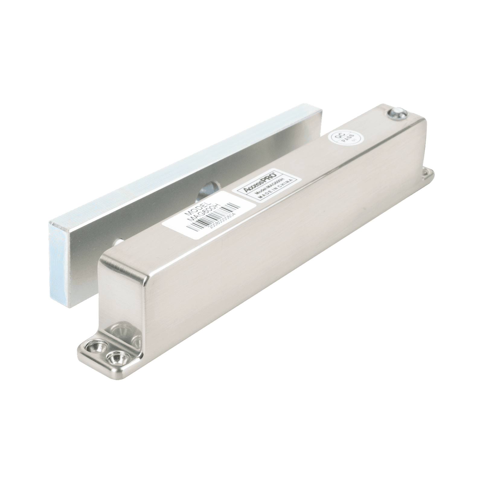 Chapa magnética 350LBs de montaje superficial para exterior IP68 MAG350H - AccessPRO