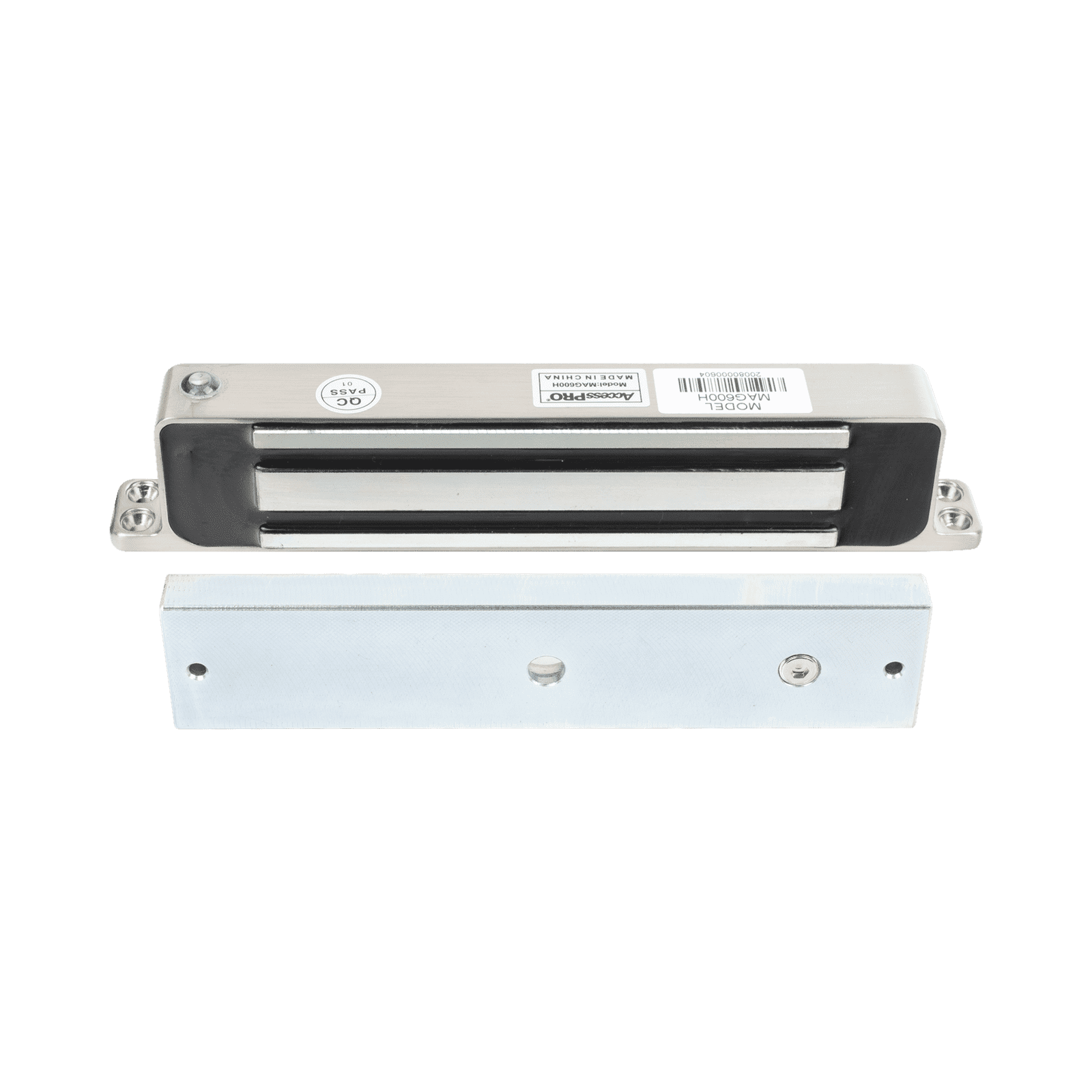 Chapa magnética 600lbs de montaje superficial para exterior IP68 MAG600H - AccessPRO