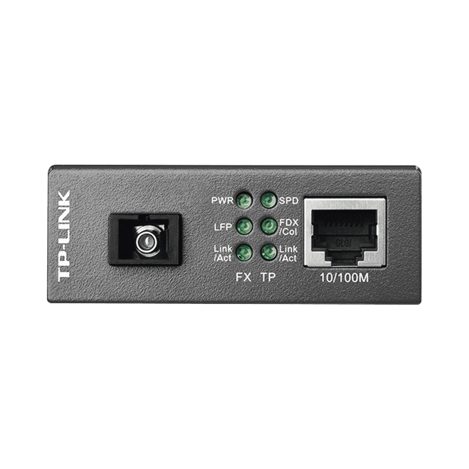 Convertidor Fibra Óptica WDM Monomodo / 1 puerto RJ45 10/100 Mbps / 1 puerto SC/UPC 100 Mbps /  Hasta 20 Km / Para su Funcionamiento Requiere el Modelo MC111CS / Plug and Play MC112CS - TP-LINK