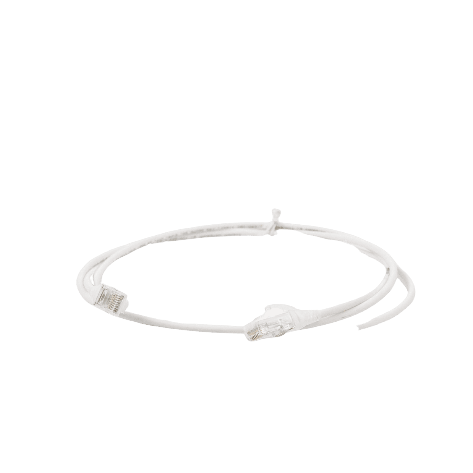 Patch Cord MC6 Modular Cat6 UTP, CM/LS0H, 5ft, Color Blanco, Diámetro Reducido (28AWG), Versión Bulk (Sin Empaque Individual) MC6-05-02-28B - SIEMON