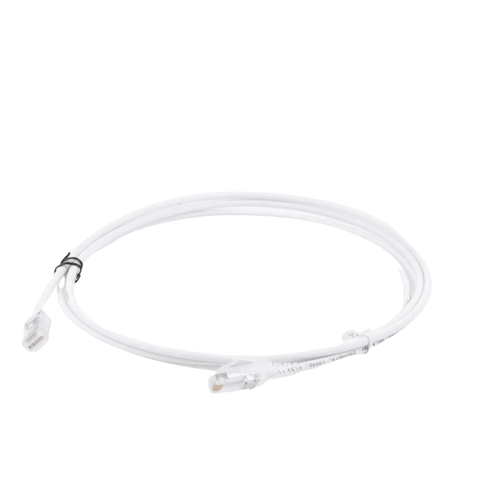 Patch Cord MC6 Modular Cat6 UTP, CM/LS0H, 7ft, Color Blanco, Diámetro Reducido (28AWG), Versión Bulk (Sin Empaque Individual) MC6-07-02-28B - SIEMON