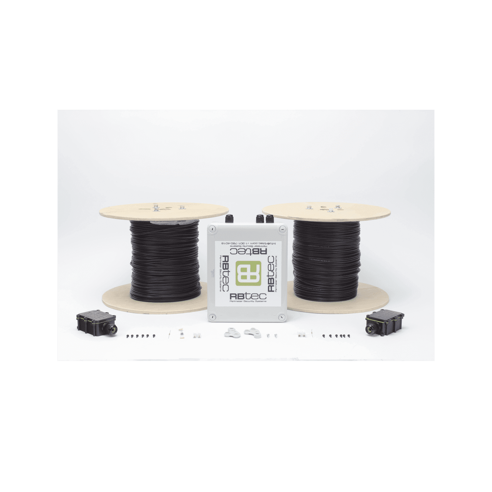 MICALERT Cable Sensor para Paredes, Rejas Rigidas o barandales / 2 zonas de 305 metros / 610 Metros de Protección Total/Tarjeta LPU400/Calibración via software MIC2Z1000V2 - RBTEC