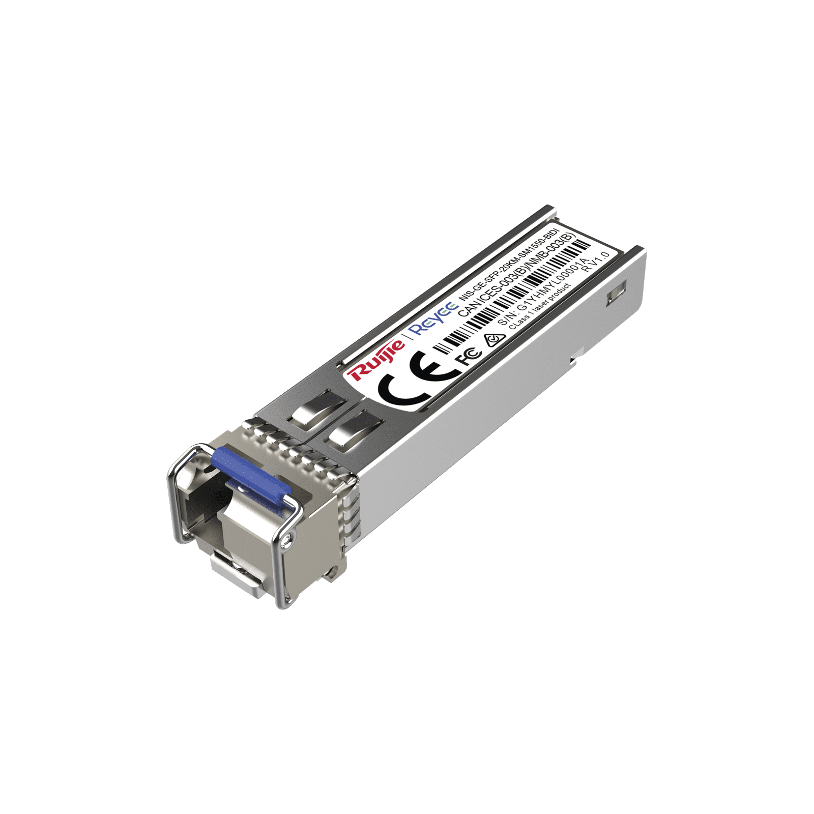 Transceptor Mini-Gbic SFP 1GB Monomodo LC hasta 10 Km MINI-GBIC-LX-SM1310 - RUIJIE