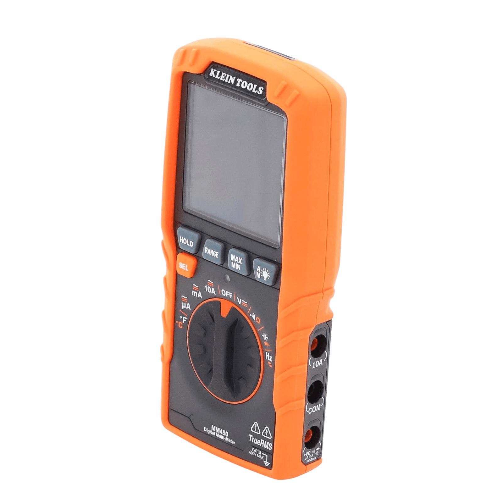 Multímetro Digital Esbelto de Rango Automático con TRMS 600V y Medición de Temperatura MM450 - KLEIN TOOLS