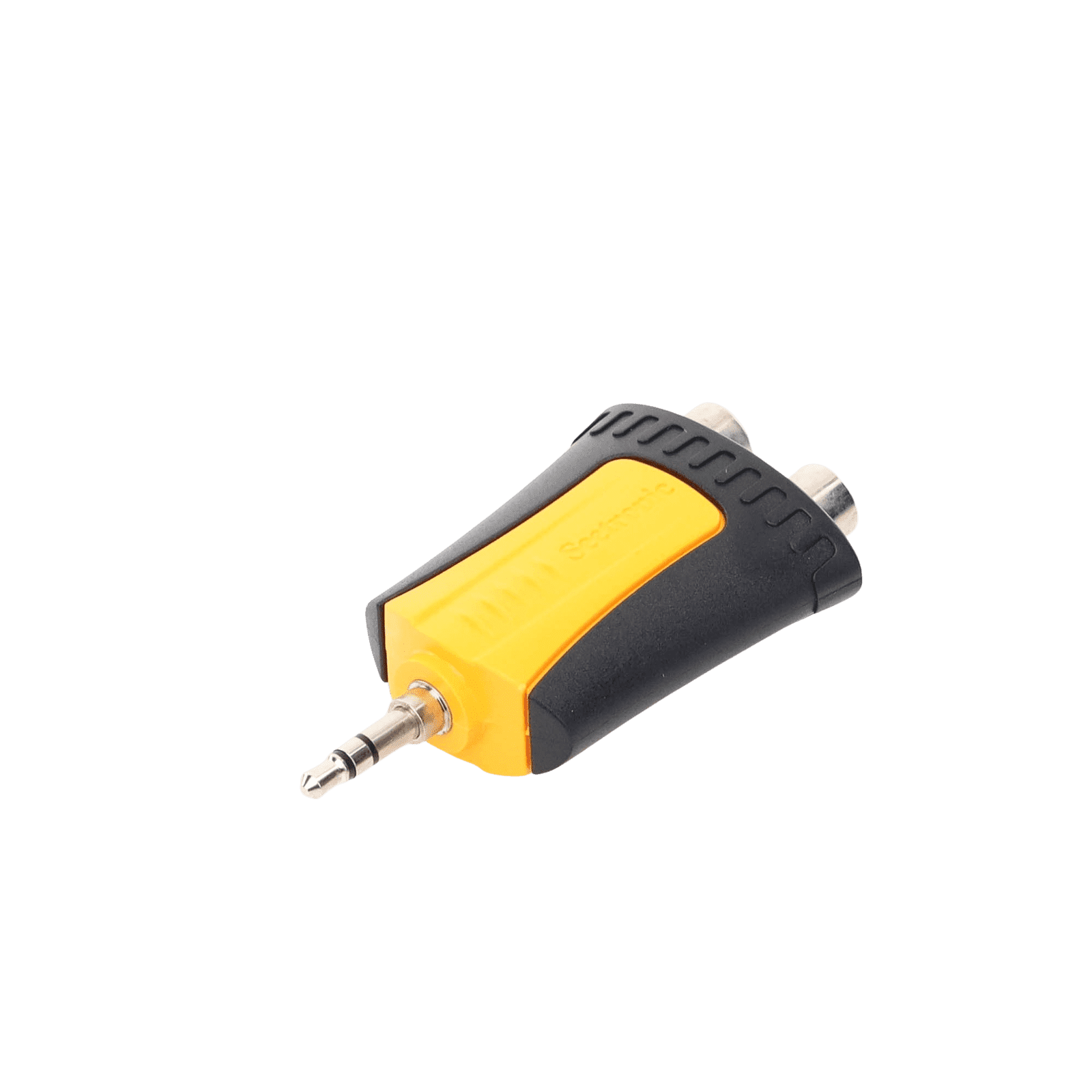 Conector Estéreo | 3.5 mm – 2 x conector Hembra RCA | Adaptador de Carcasa de Plástico MMJ3-2RF - SEETRONIC