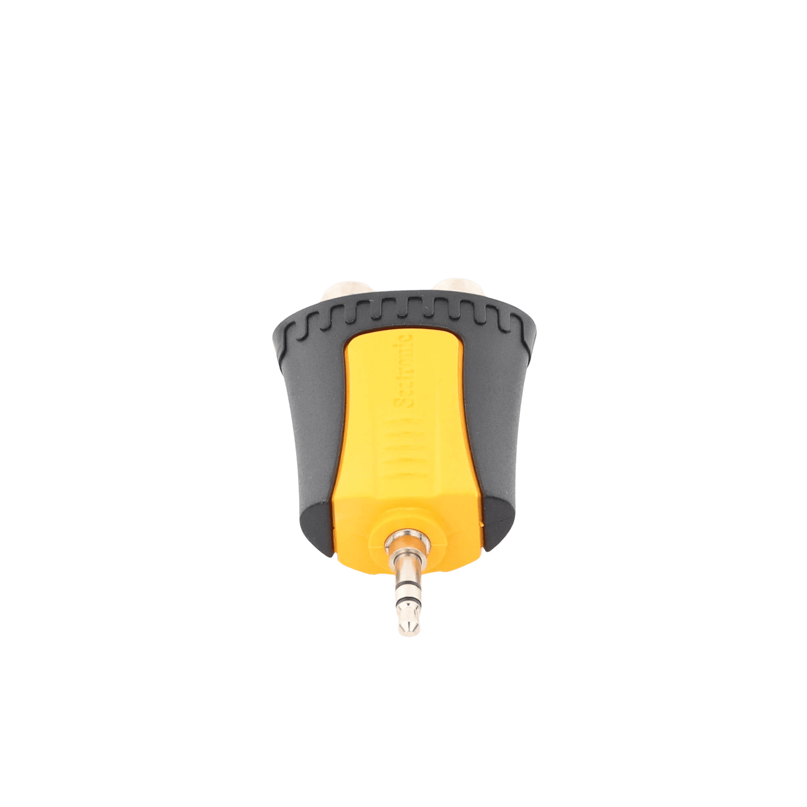 Conector Estéreo | 3.5 mm – 2 x conector Hembra RCA | Adaptador de Carcasa de Plástico MMJ3-2RF - SEETRONIC