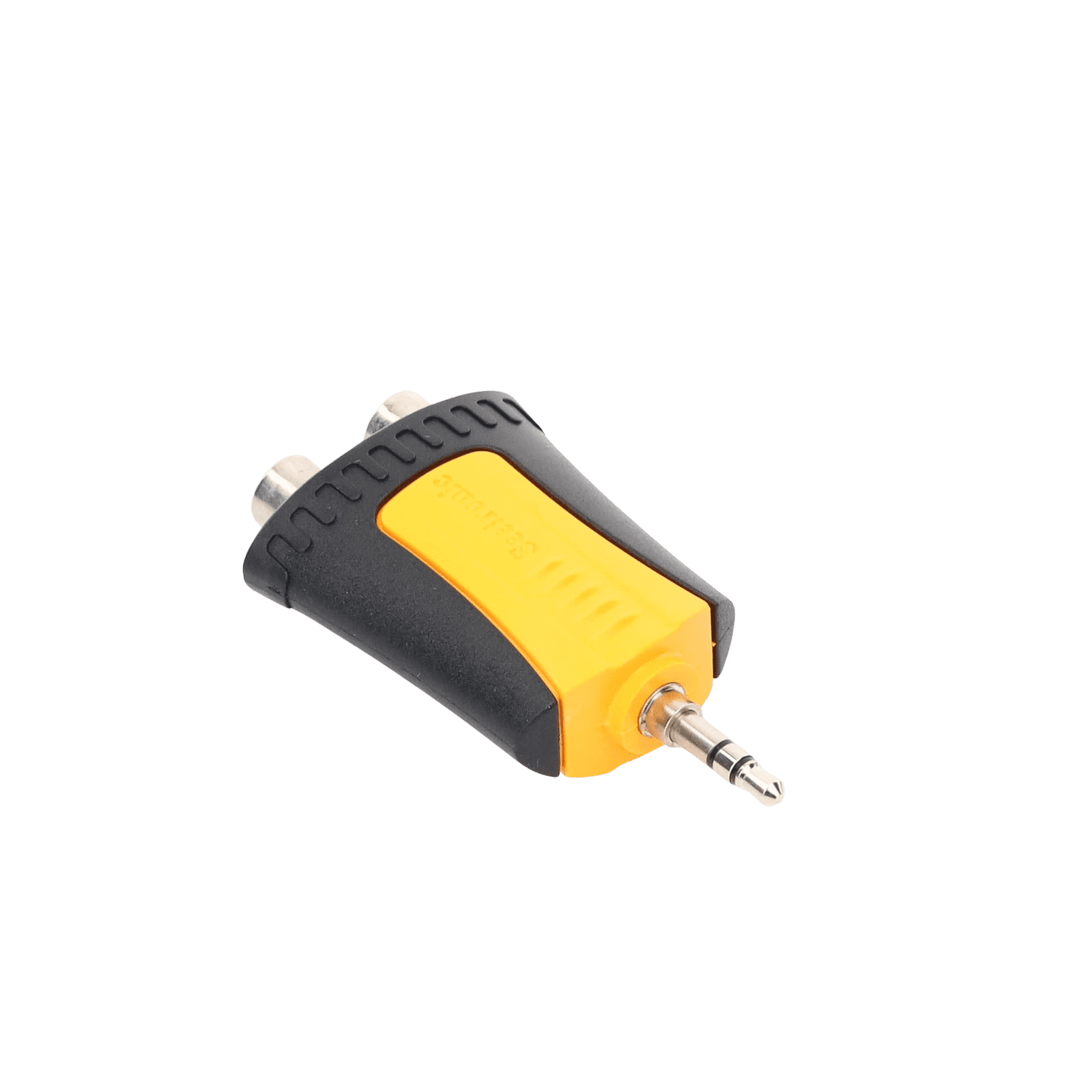 Conector Estéreo | 3.5 mm – 2 x conector Hembra RCA | Adaptador de Carcasa de Plástico MMJ3-2RF - SEETRONIC