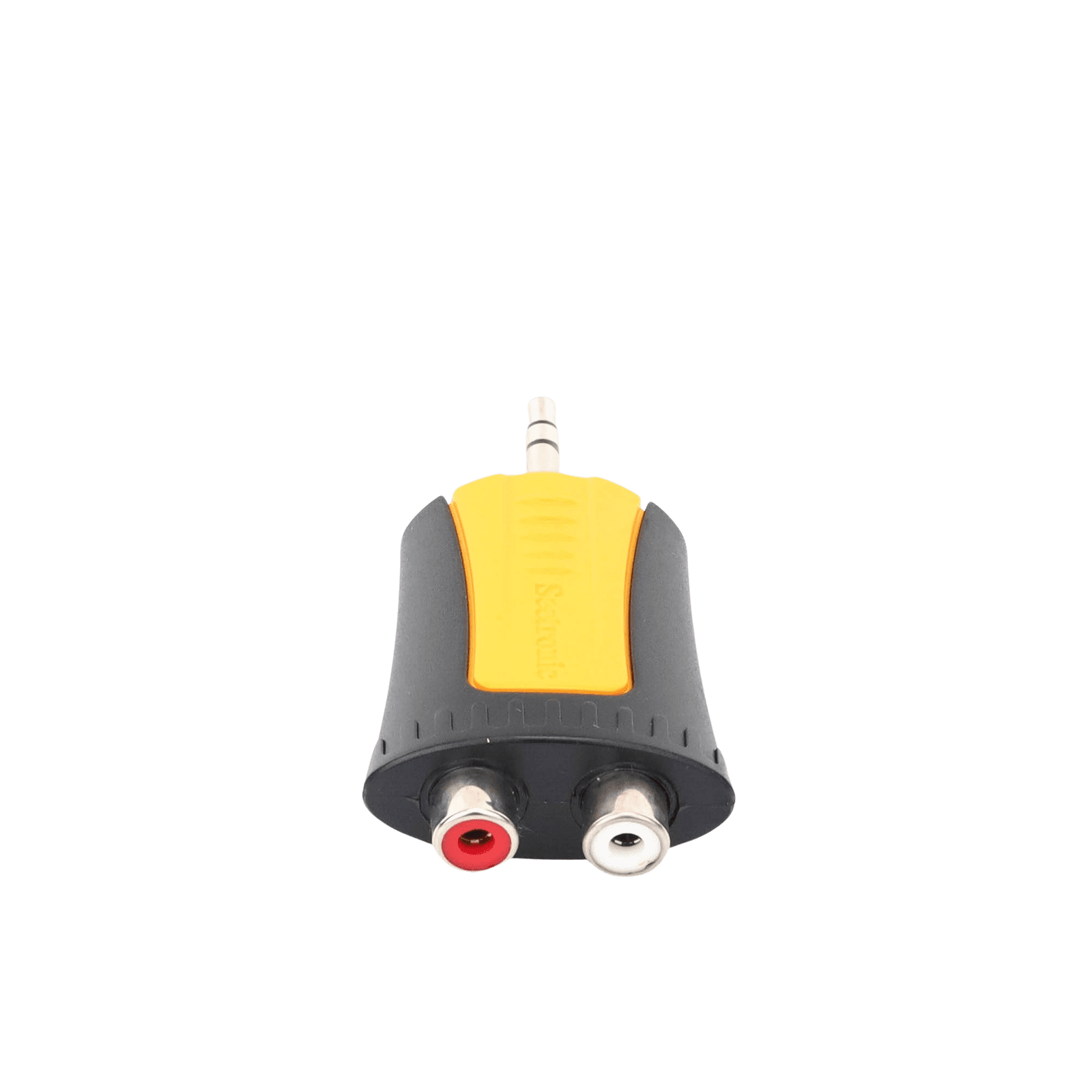 Conector Estéreo | 3.5 mm – 2 x conector Hembra RCA | Adaptador de Carcasa de Plástico MMJ3-2RF - SEETRONIC