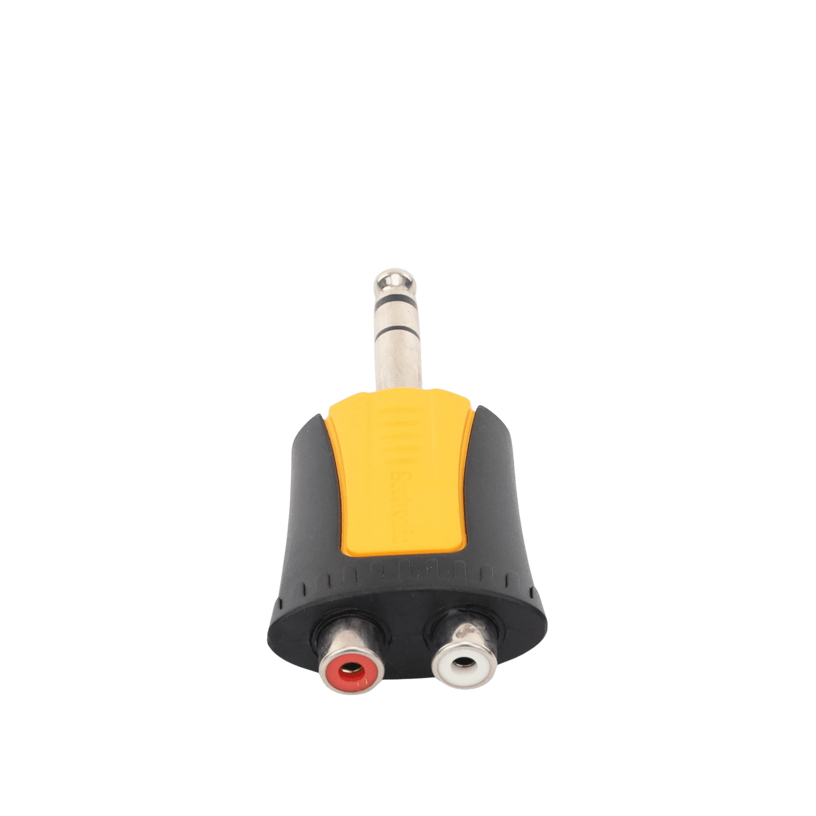 Conector Estéreo |  1/4in – 2 x RCA hembra | Adaptador de Carcasa de Plastico | MP3-2RF - SEETRONIC