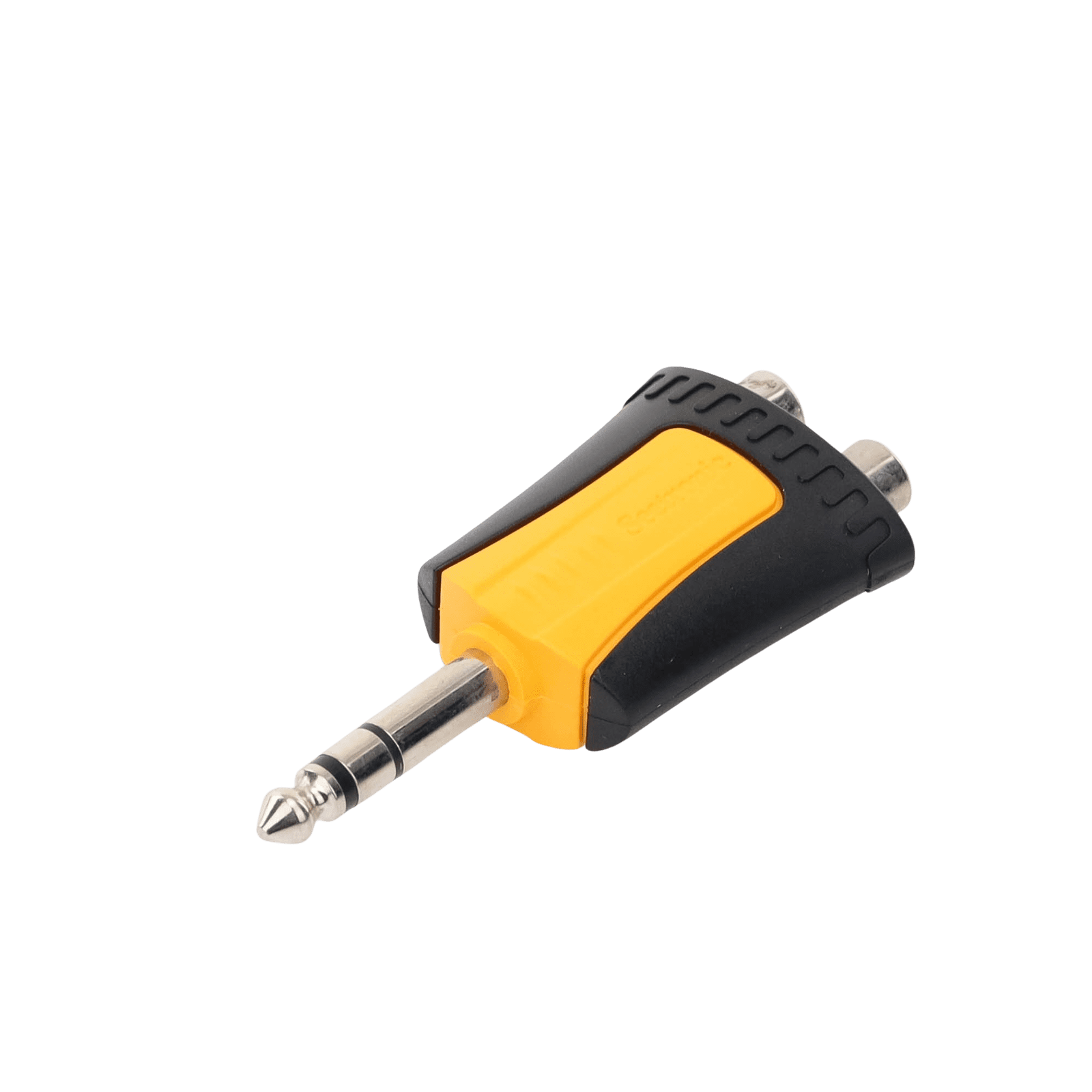 Conector Estéreo |  1/4in – 2 x RCA hembra | Adaptador de Carcasa de Plastico | MP3-2RF - SEETRONIC