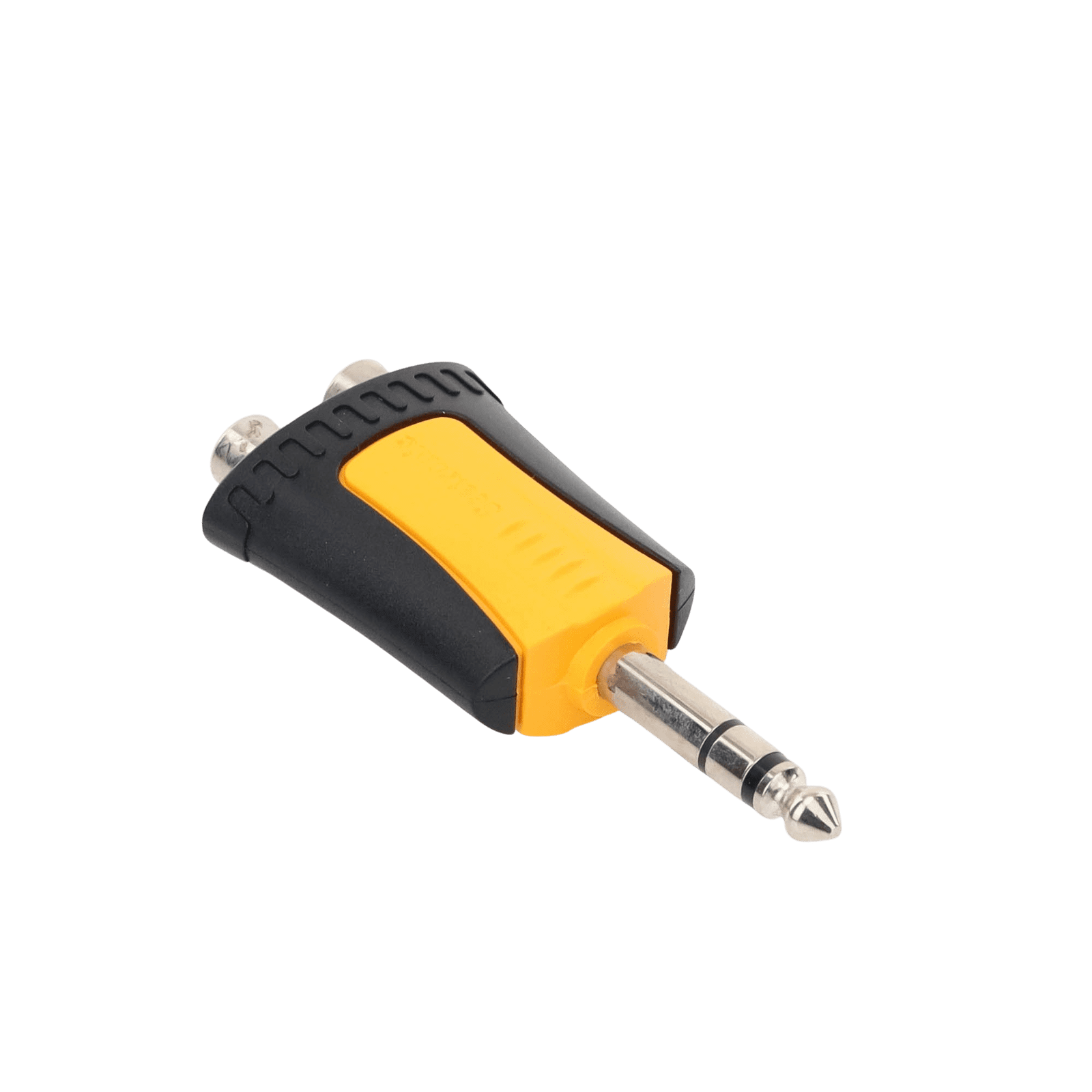 Conector Estéreo |  1/4in – 2 x RCA hembra | Adaptador de Carcasa de Plastico | MP3-2RF - SEETRONIC