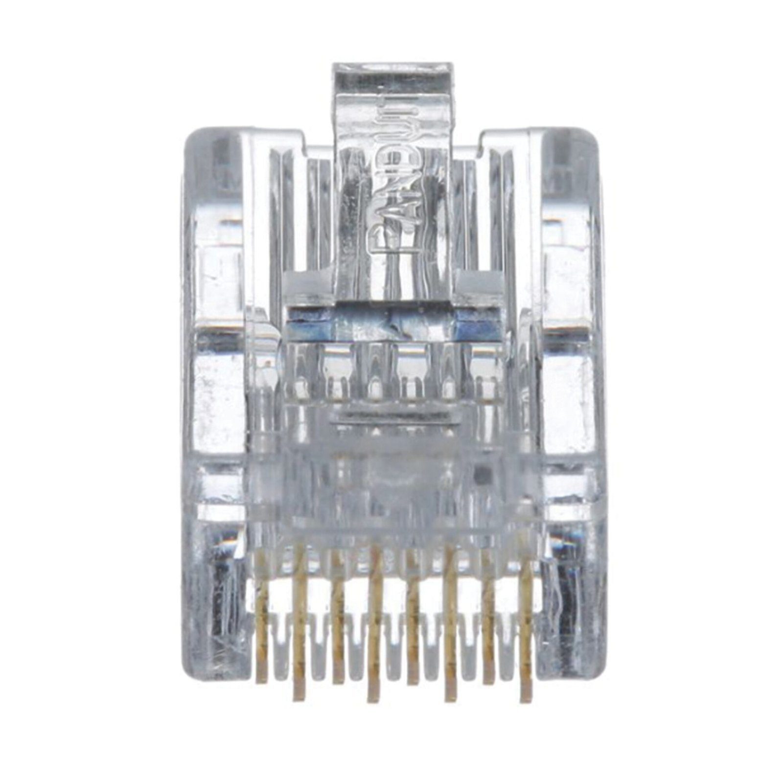 Plug RJ45 Cat5e, Para Cable UTP de Calibres 24-26 AWG, Chapado en Oro de 50 micras, Paquete de 100 piezas MP588-C - PANDUIT