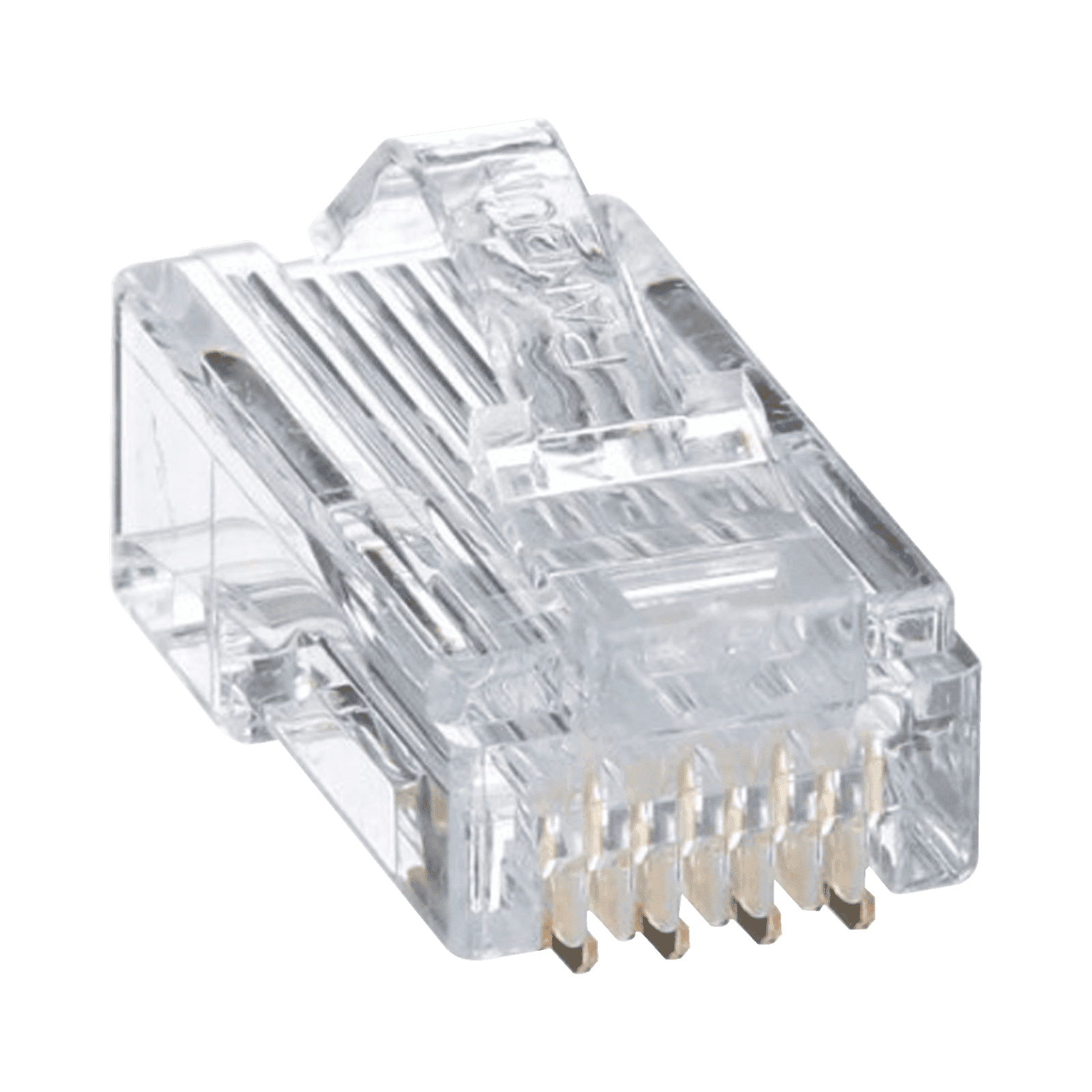 Plug RJ45 Cat5e, Para Cable UTP de Calibres 24-26 AWG, Chapado en Oro de 50 micras, Paquete de 50 piezas MP588-L - PANDUIT