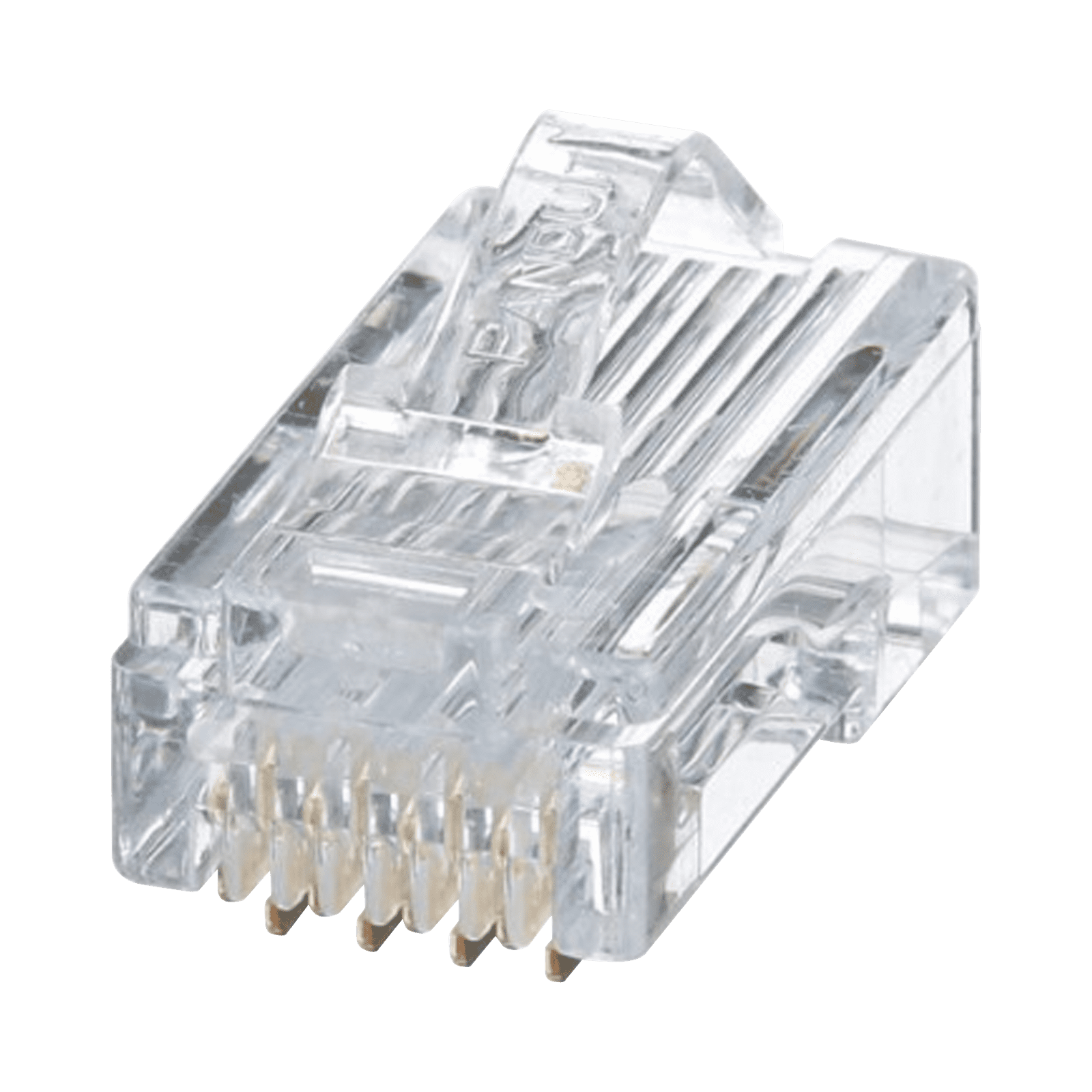 Plug RJ45 Cat5e, Para Cable UTP de Calibres 24-26 AWG, Chapado en Oro de 50 micras, Paquete de 50 piezas MP588-L - PANDUIT