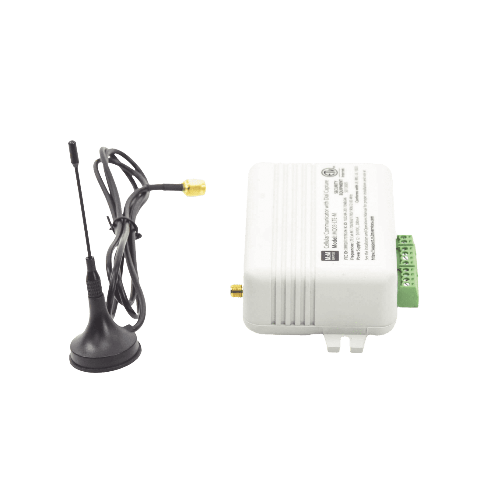 Comunicador DUAL ETHERNET + 4GLTEM/5G / 2 ENTRADAS Y 2 SALIDAS / Programación Remota / 1 Año de servicio GRATIS MQ03-LTE-M-LAN - M2M SERVICES
