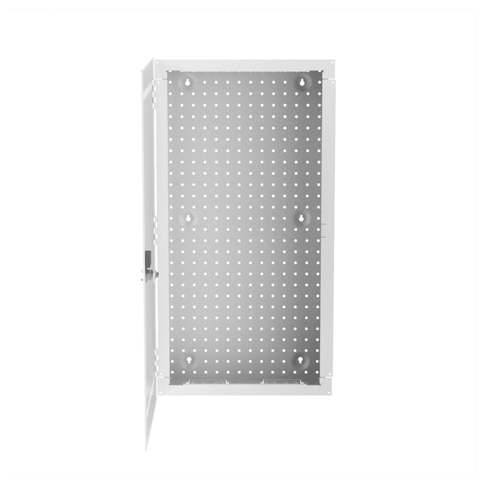 Gabinete Multipropósito de Montaje en Pared, de 28 in de Altura, Con Puerta Reversible, Fabricado en Acero, Color Blanco MS28EHDS - PANDUIT
