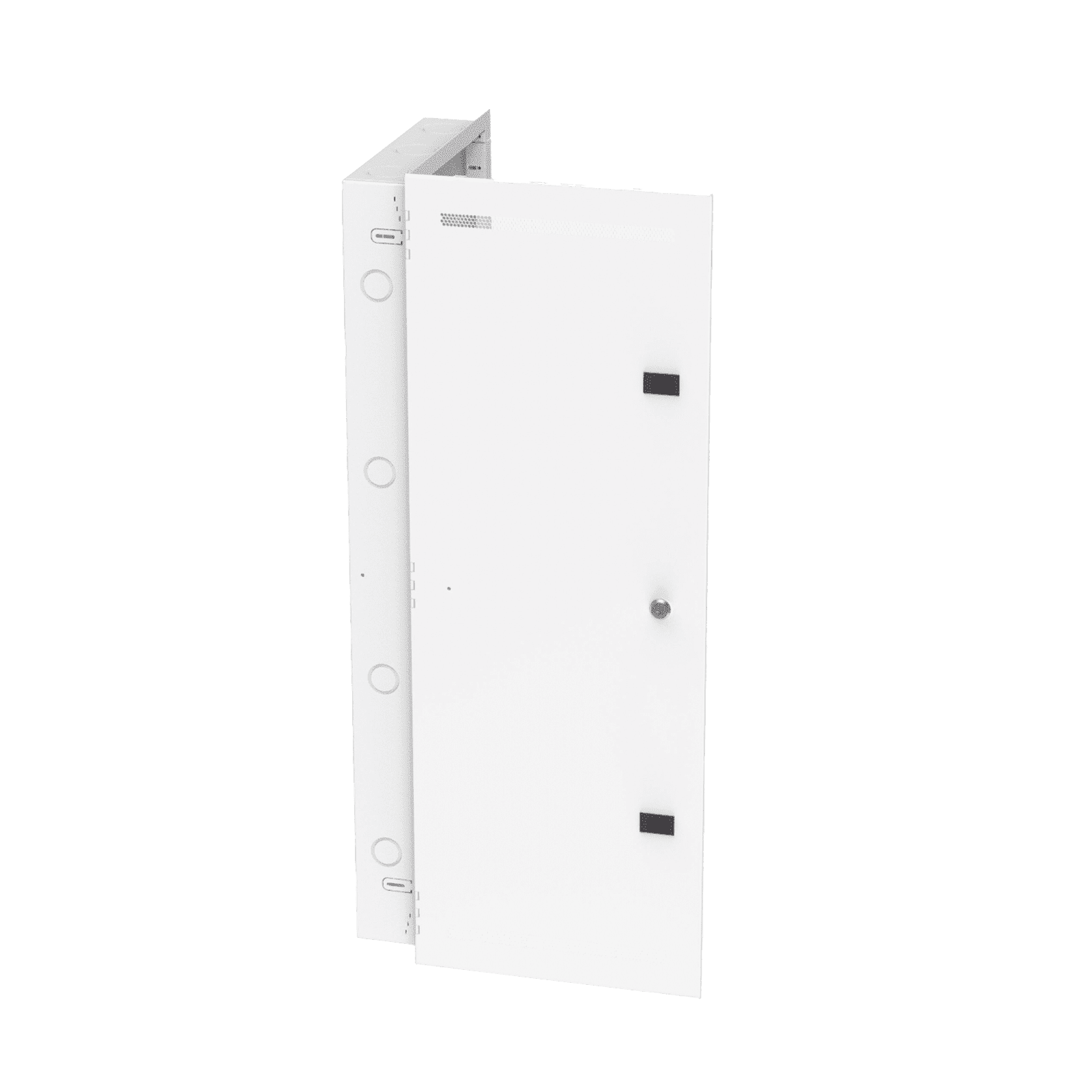 Gabinete Multipropósito de Montaje en Pared, de 42 in de Altura, Con Puerta Reversible, Fabricado en Acero, Color Blanco MS42EHDS - PANDUIT