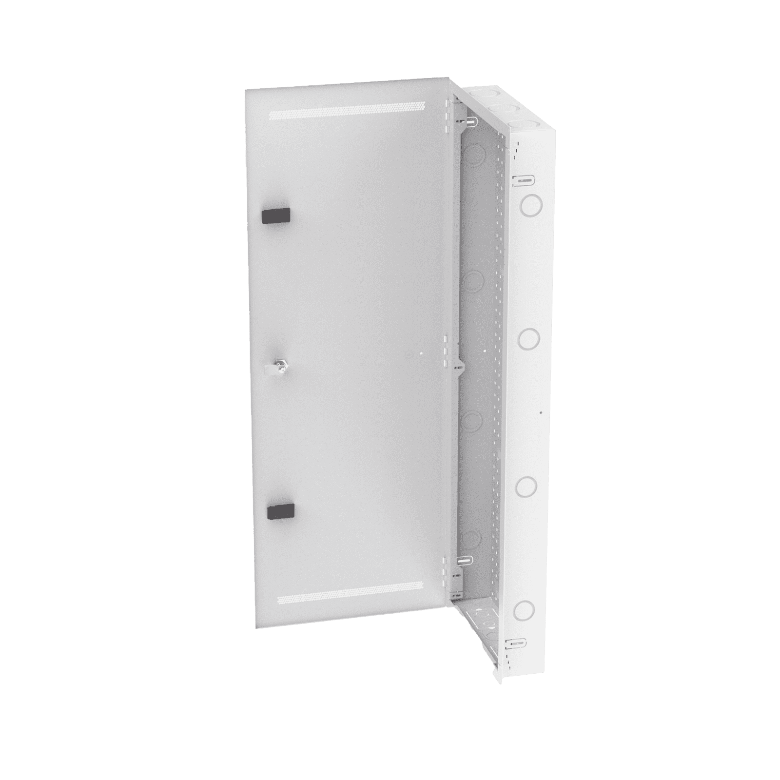 Gabinete Multipropósito de Montaje en Pared, de 42 in de Altura, Con Puerta Reversible, Fabricado en Acero, Color Blanco MS42EHDS - PANDUIT