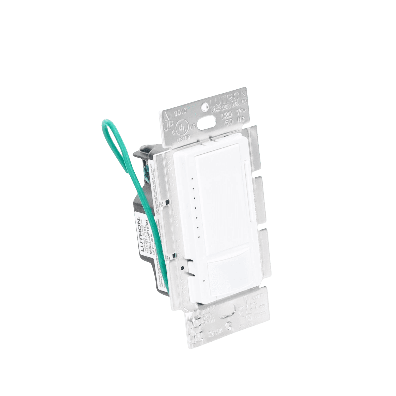 (XCT) Atenuador con sensor de presencia, apagado automático, ideal para dormitorios, recamaras o cocina. MSCLOP153MWH - LUTRON ELECTRONICS