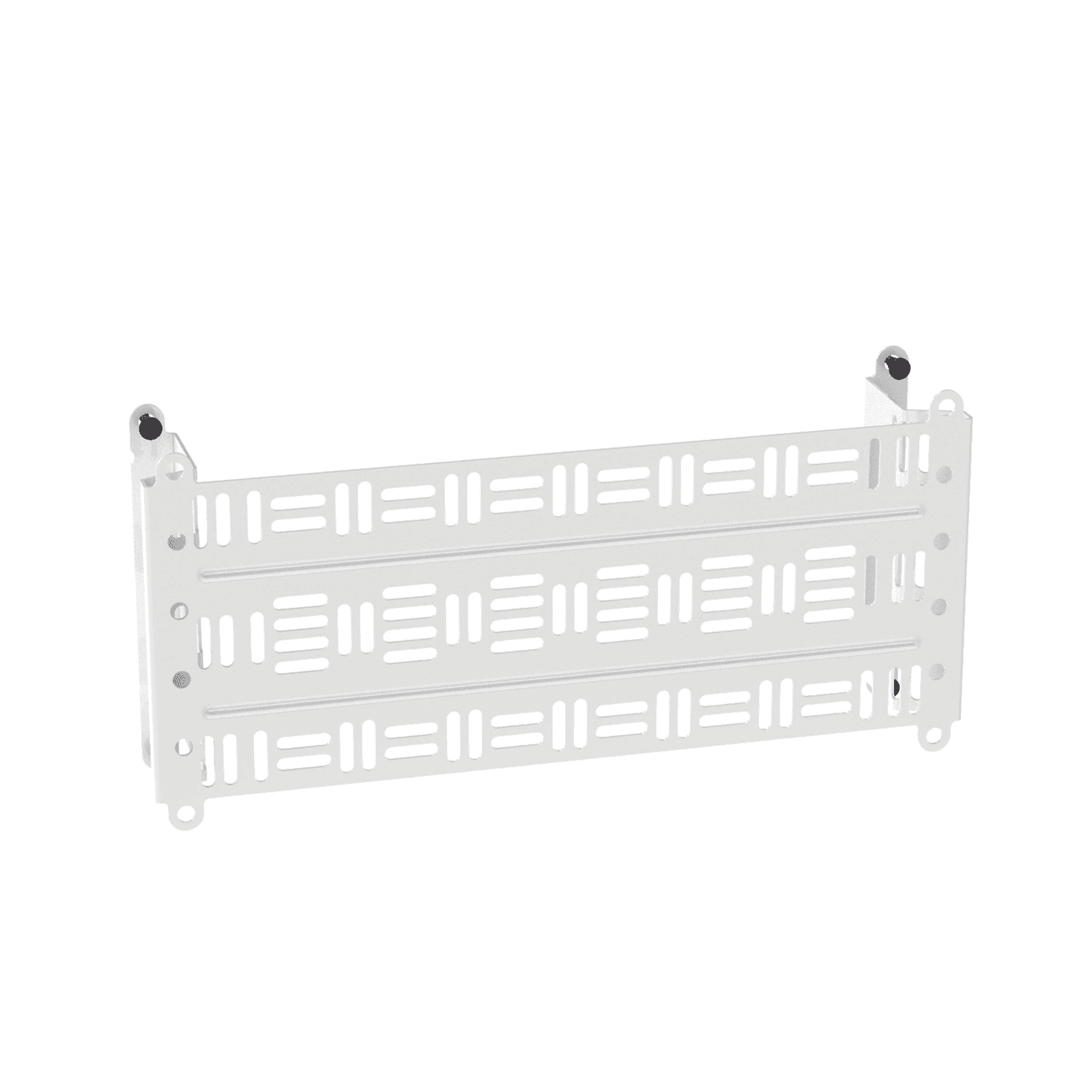 Accesorio Para Montaje de Equipos o Dispositivos en Gabinetes Multipropósito, de Instalación a Presión, de Acero, Color Blanco MSSHLF - PANDUIT