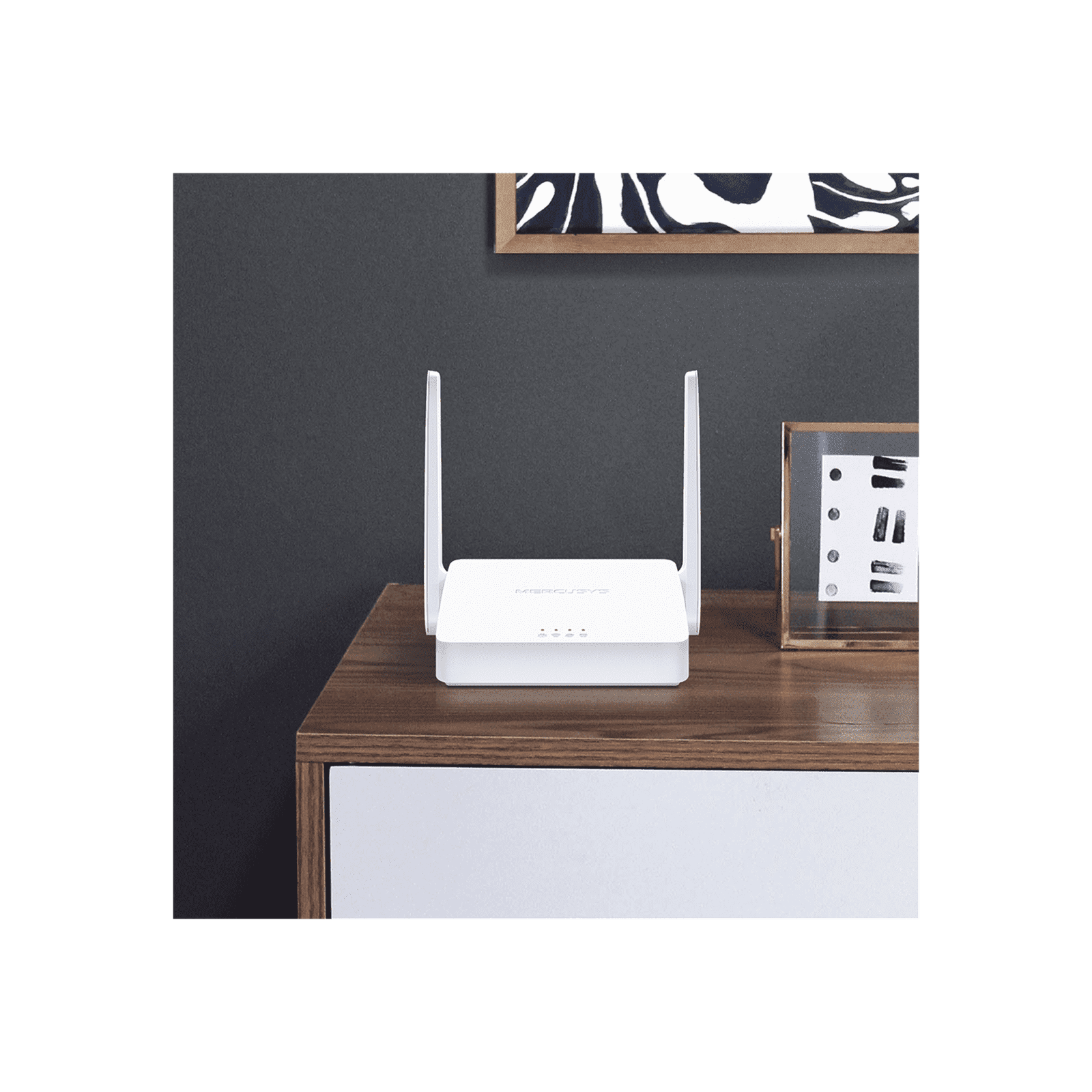 Router Inalámbrico N /  2.4 GHz de 300 Mbps / 1 Puerto WAN 10/100 Mbps  / 2 Puertos LAN 10/100 Mbps / 2 antenas de 5 dBi / Compatible con IPV6 e IPTV MW302R - MERCUSYS