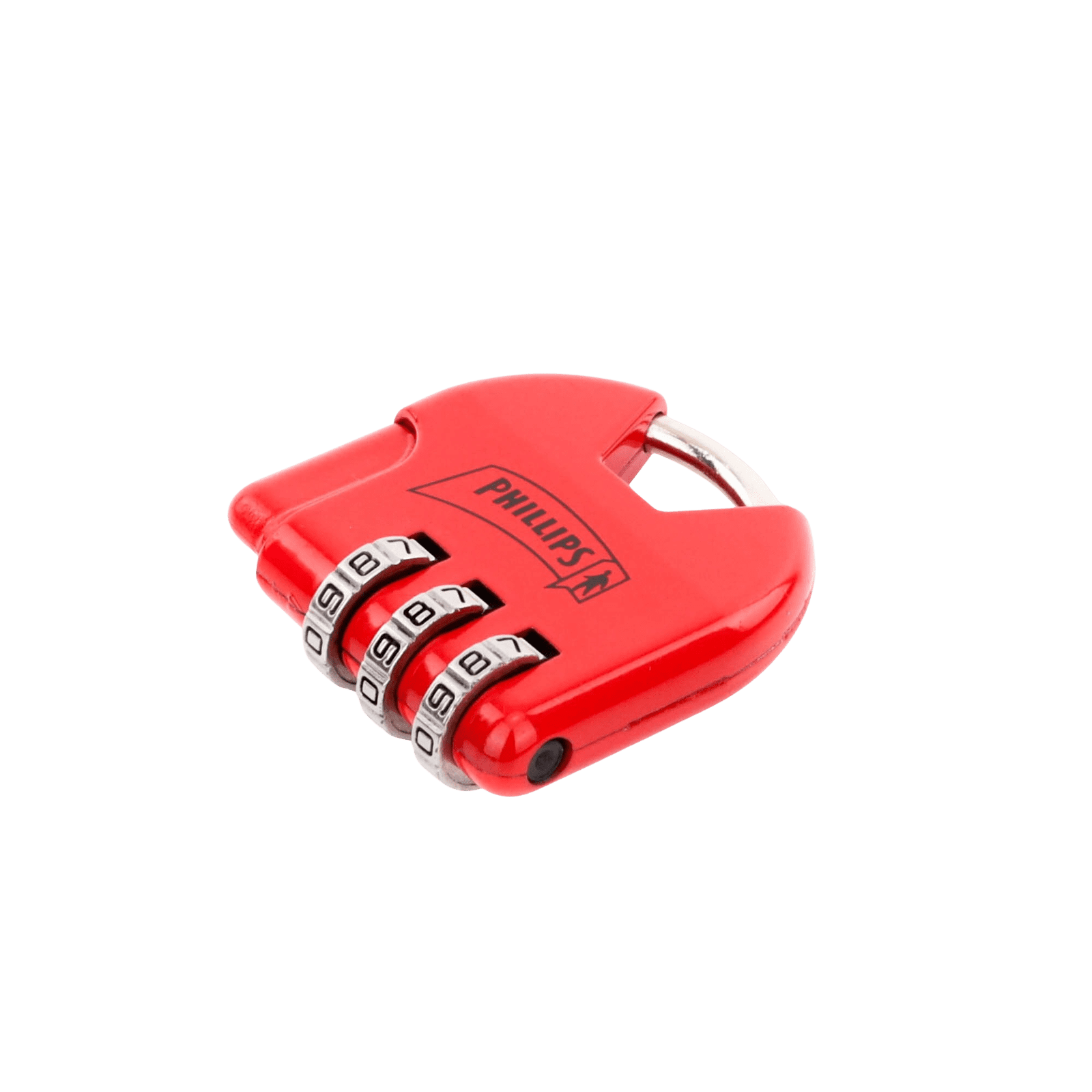 Candado de Combinación Ajustable / No Requiere Llave / Color Rojo. MX2325 - PHILLIPS-ASSA ABLOY