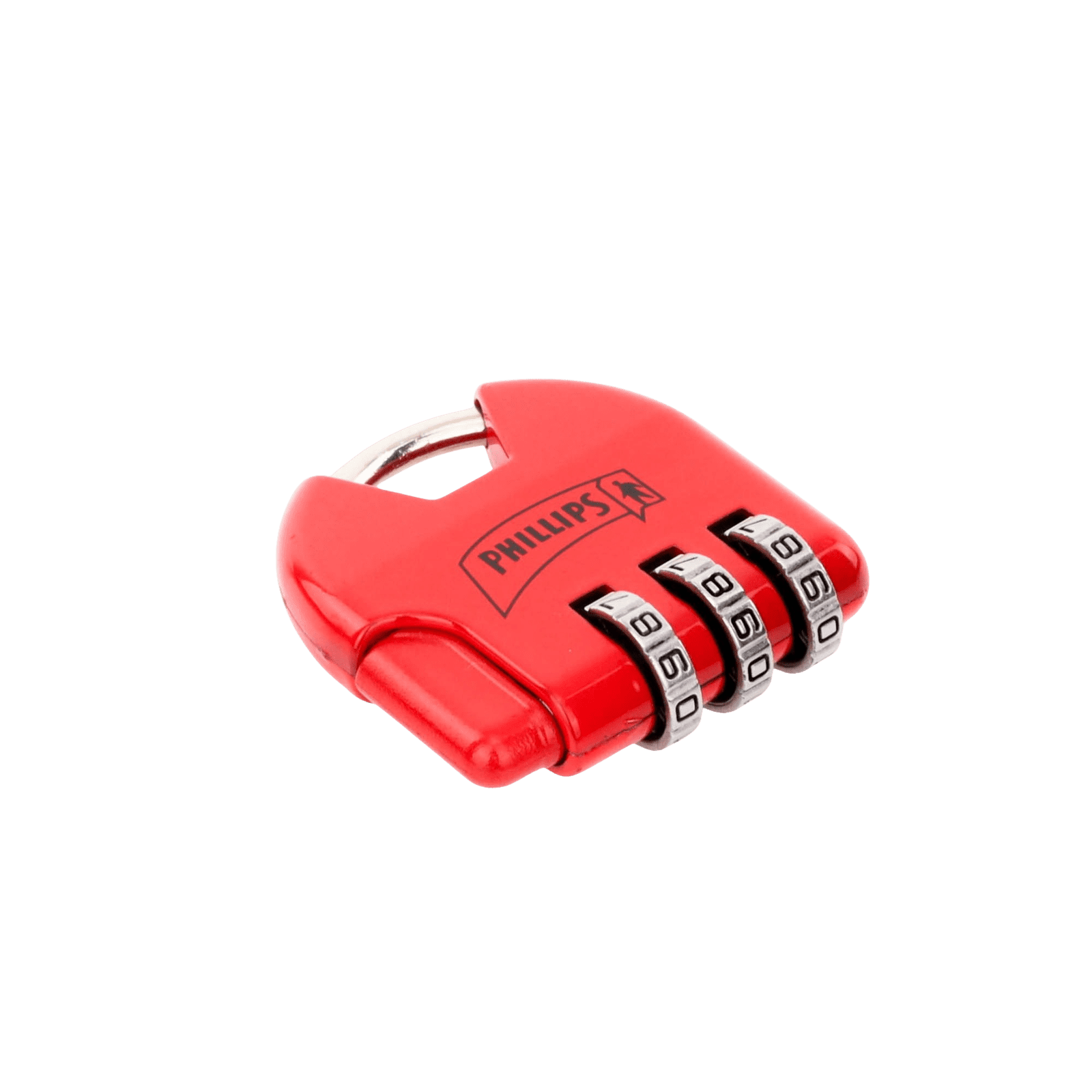 Candado de Combinación Ajustable / No Requiere Llave / Color Rojo. MX2325 - PHILLIPS-ASSA ABLOY