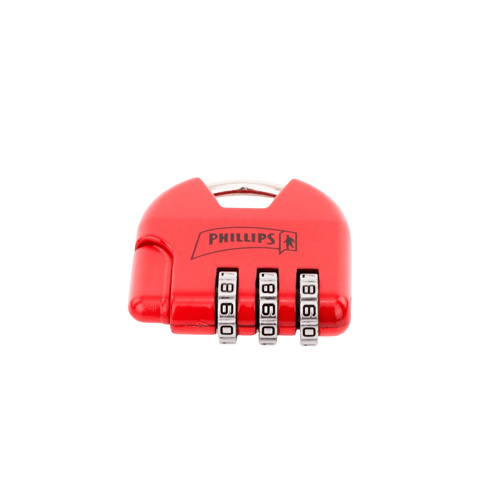 Candado de Combinación Ajustable / No Requiere Llave / Color Rojo. MX2325 - PHILLIPS-ASSA ABLOY