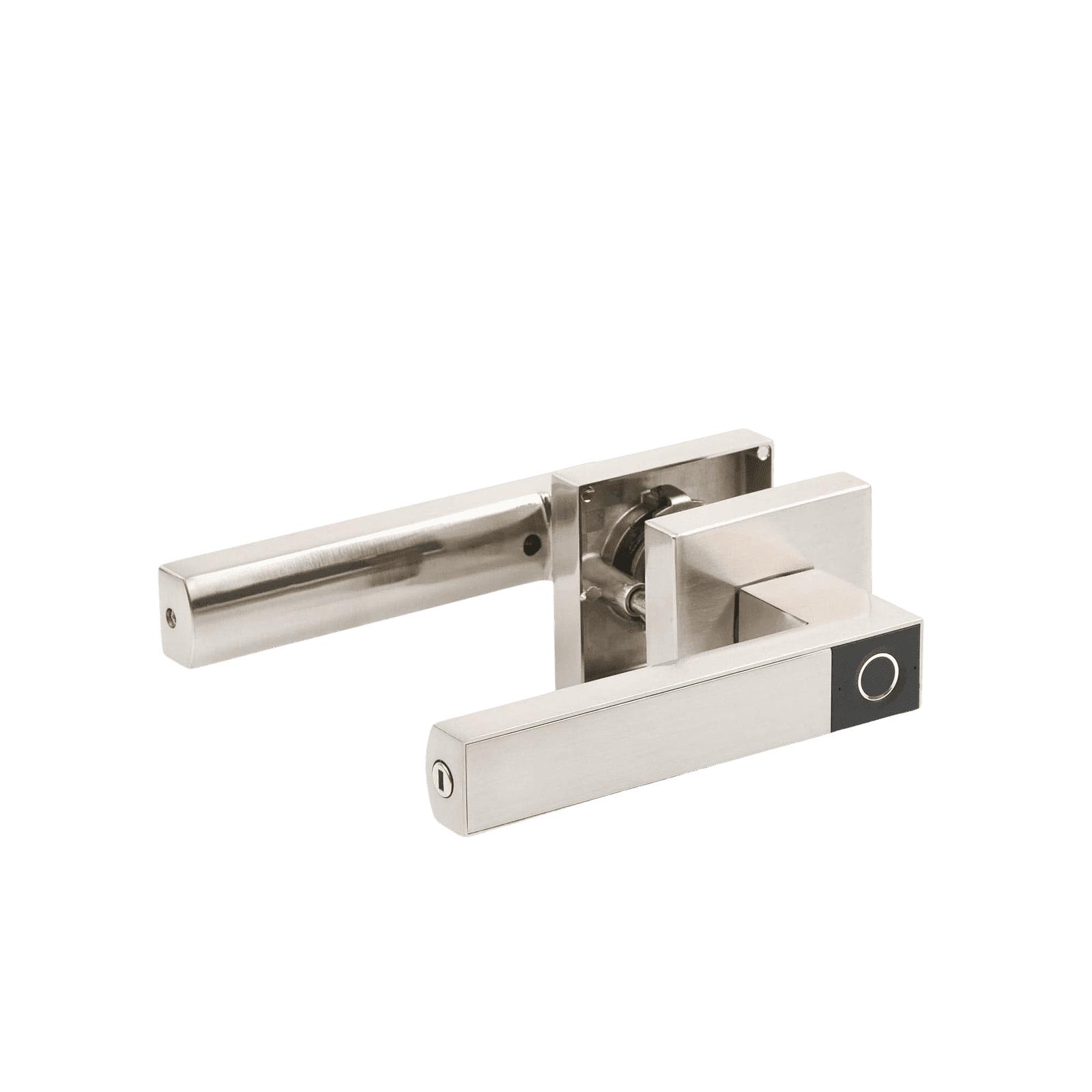 Manija Castelli Biométrica/ Niquel Satinado / 30 usuarios / Para Puerta Izq o Derecha de 60-70mm MX89803 - YALE-ASSA ABLOY
