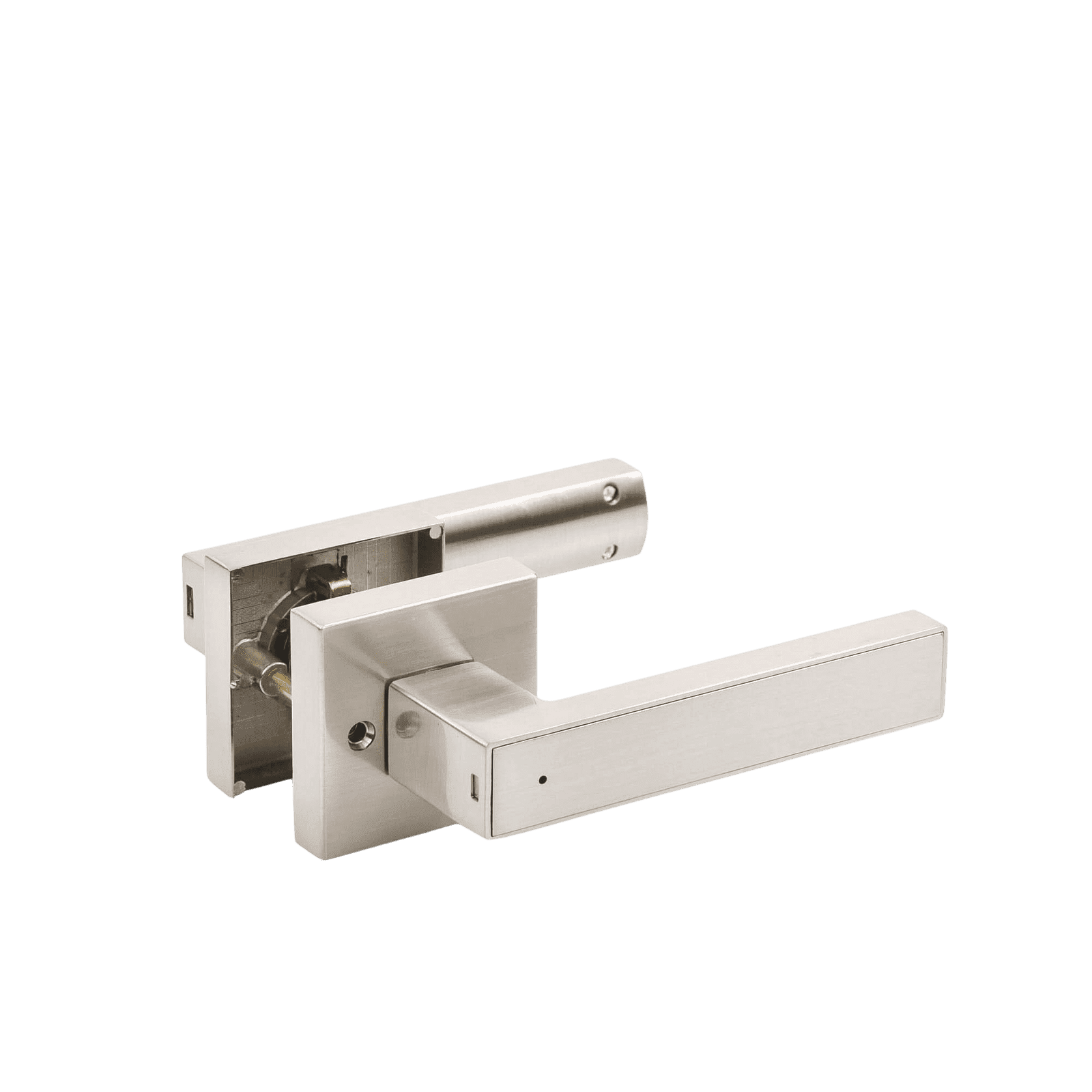 Manija Castelli Biométrica/ Niquel Satinado / 30 usuarios / Para Puerta Izq o Derecha de 60-70mm MX89803 - YALE-ASSA ABLOY