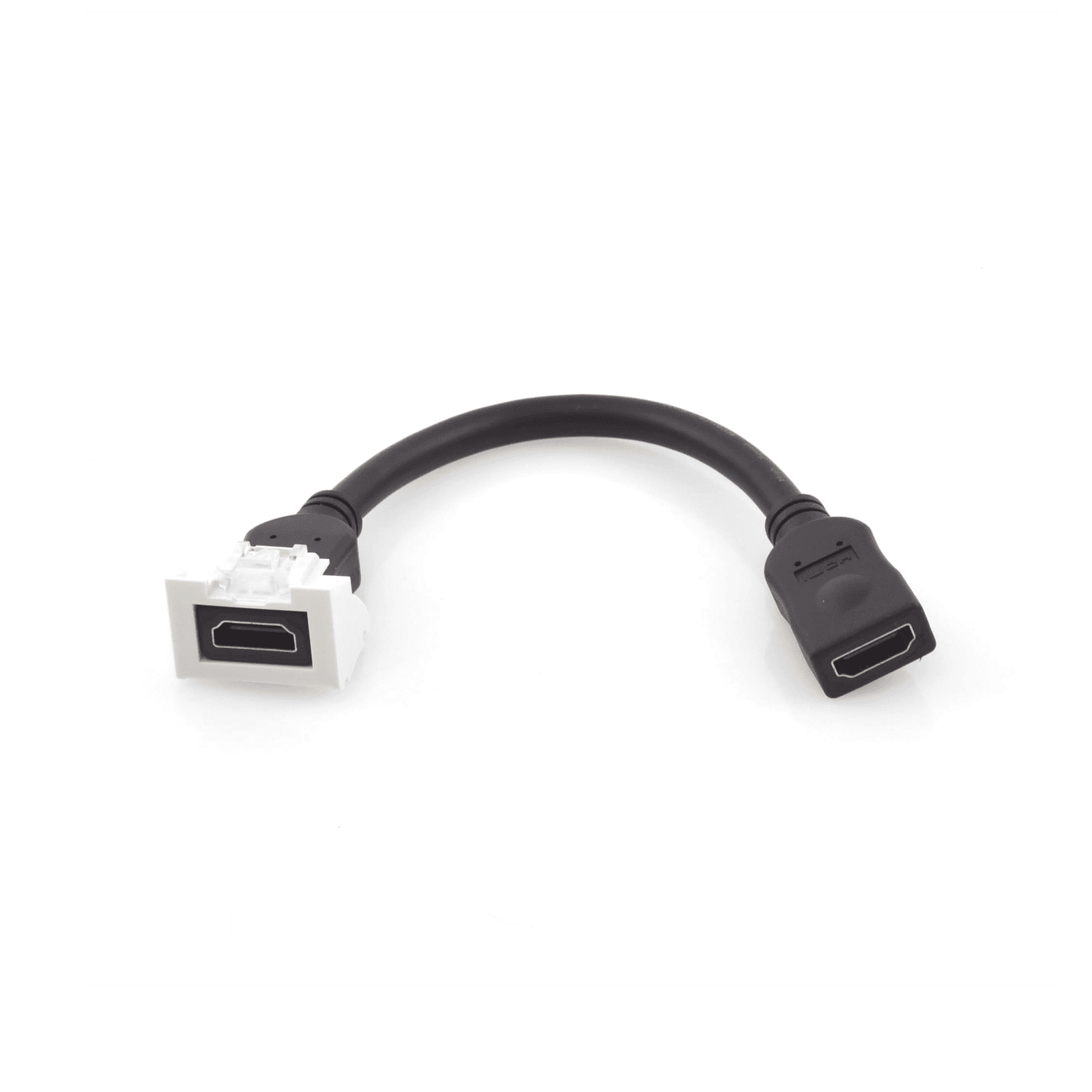 Adaptador HDMI con Pigtail Hembra-Hembra, Para vídeo 720, 1080p, 4K UHD Compatible con Faceplates MAX Siemon de 2 salidas, Color Blanco MX-HD2.0-02 - SIEMON