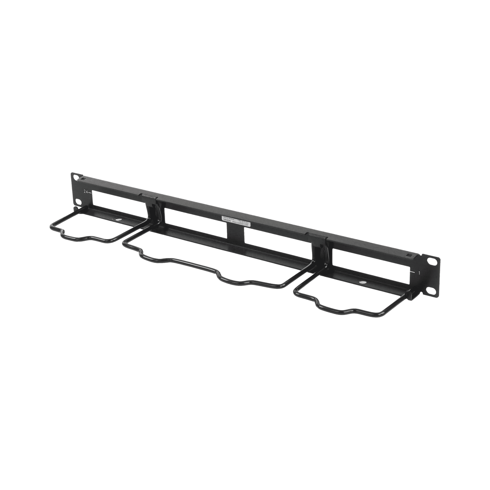 Patch Panel MAX Modular (vacío), de 24 Puertos, Plano, 1UR MX-PNL-24 - SIEMON