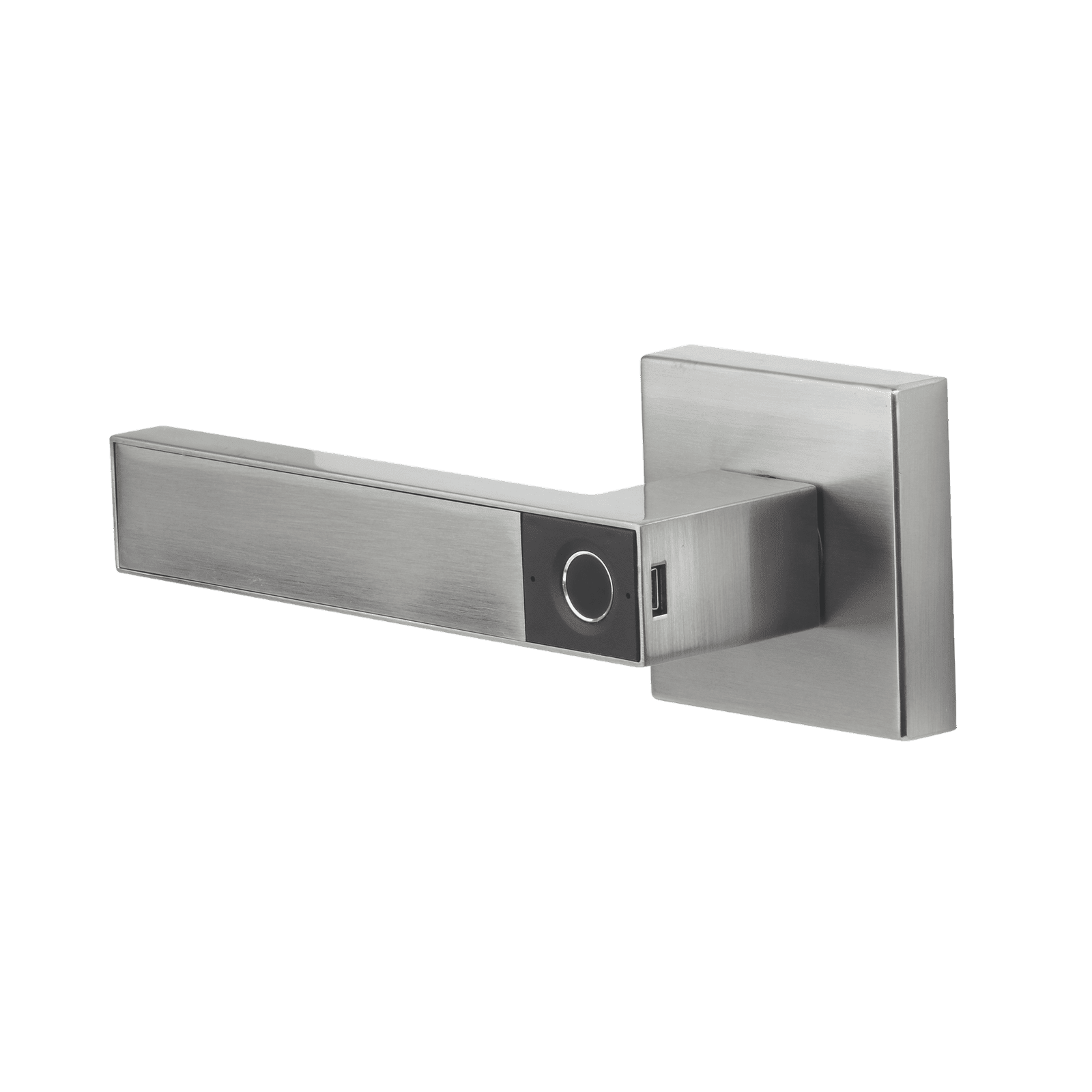 Manija Castelli Biométrica/ Niquel Satinado / 30 usuarios / Para Puerta Izq o Derecha de 60-70mm MX89803 - YALE-ASSA ABLOY