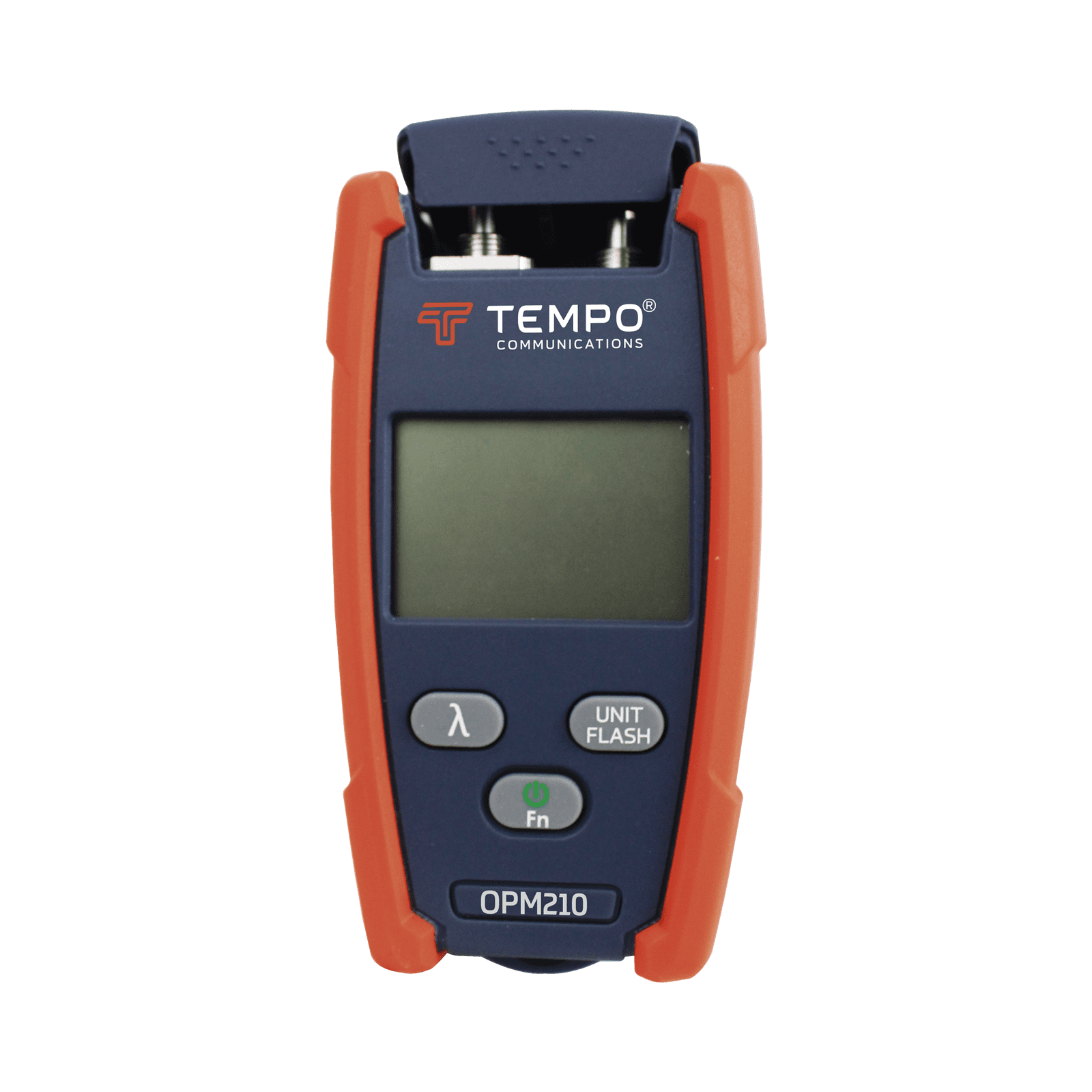Medidor de Potencia (Micro OPM) para Fibra Óptica con Localizador Visual de Fallos (VFL), entrada universal de 2.5 mm (para conectores SC, ST y FC) OPM-210 - TEMPO