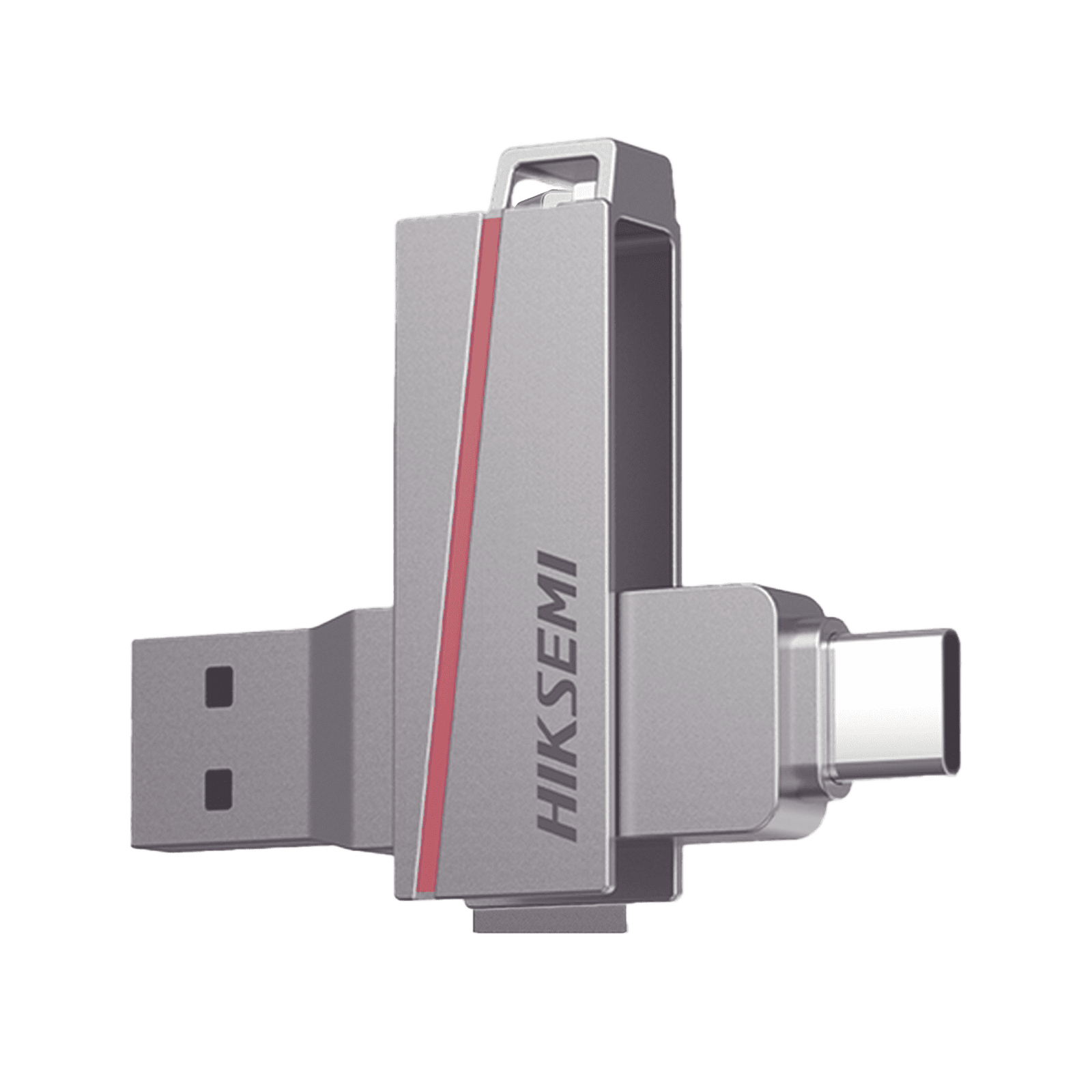 Memoria USB Dual de 256 GB / USB-C y USB-A / Transferencia de Alta Velocidad / Metálica / Compatible con Dispositivos Móviles, Windows, Mac y Linux HS-USB-E307C/256G - HIKSEMI by HIKVISION